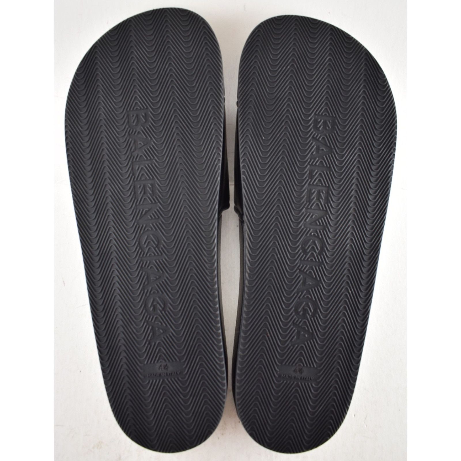 Balenciaga Balenciaga Leather Campaign Logo Slide Pool Sandal 44 11 Size US 11 / EU 44 - 15 Thumbnail