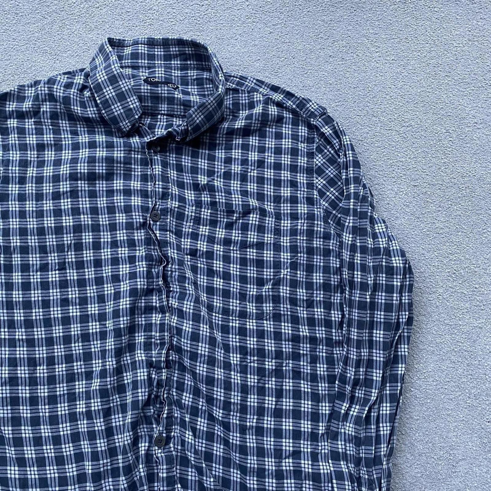 Tom Ford Tom Ford Checkered Flannel Shirt Size US M / EU 48-50 / 2 - 2 Thumbnail