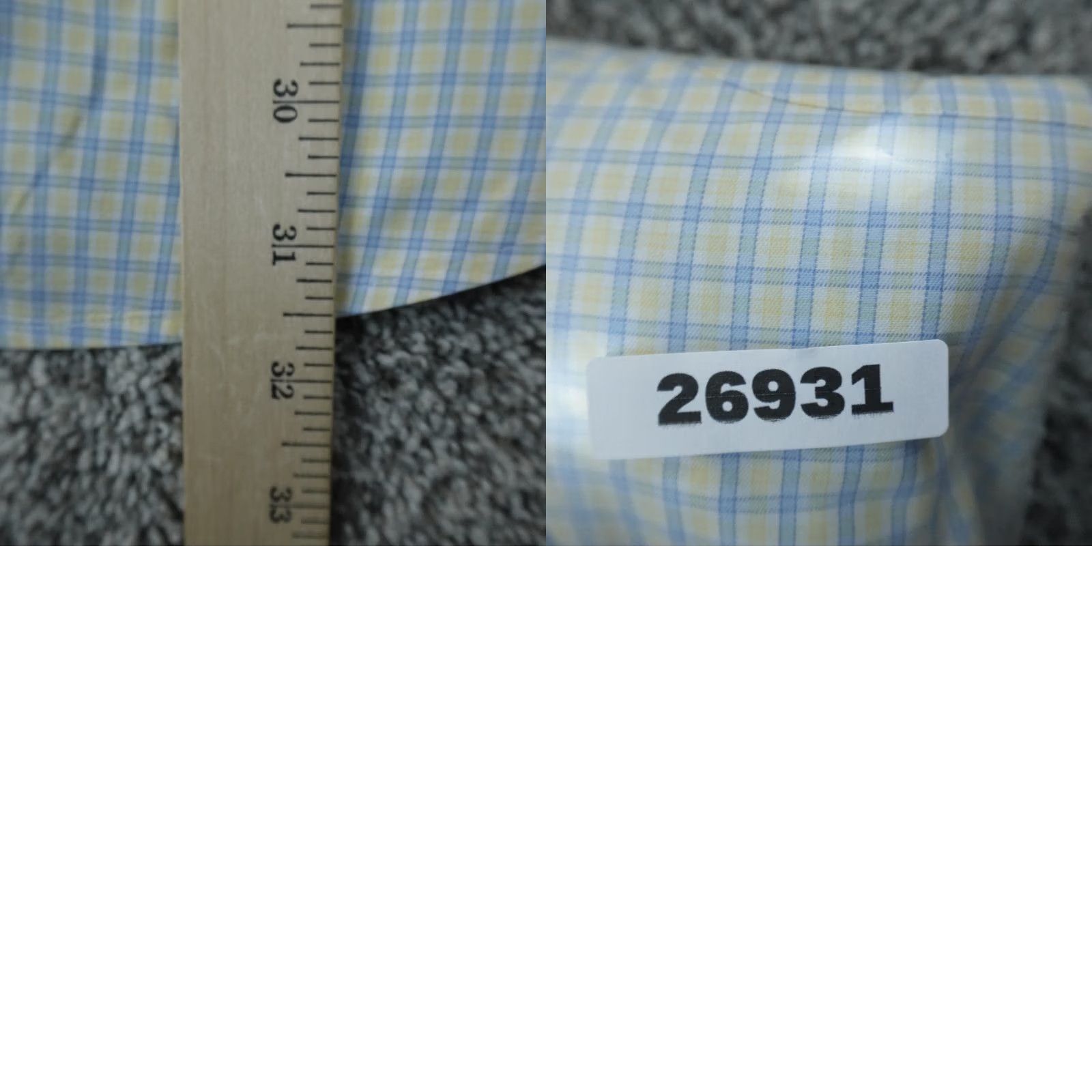 Peter Millar Peter Millar Shirt Mens L Blue Yellow Check Button Up Long Sleeve Golf Preppy Size US L / EU 52-54 / 3 - 8 Thumbnail