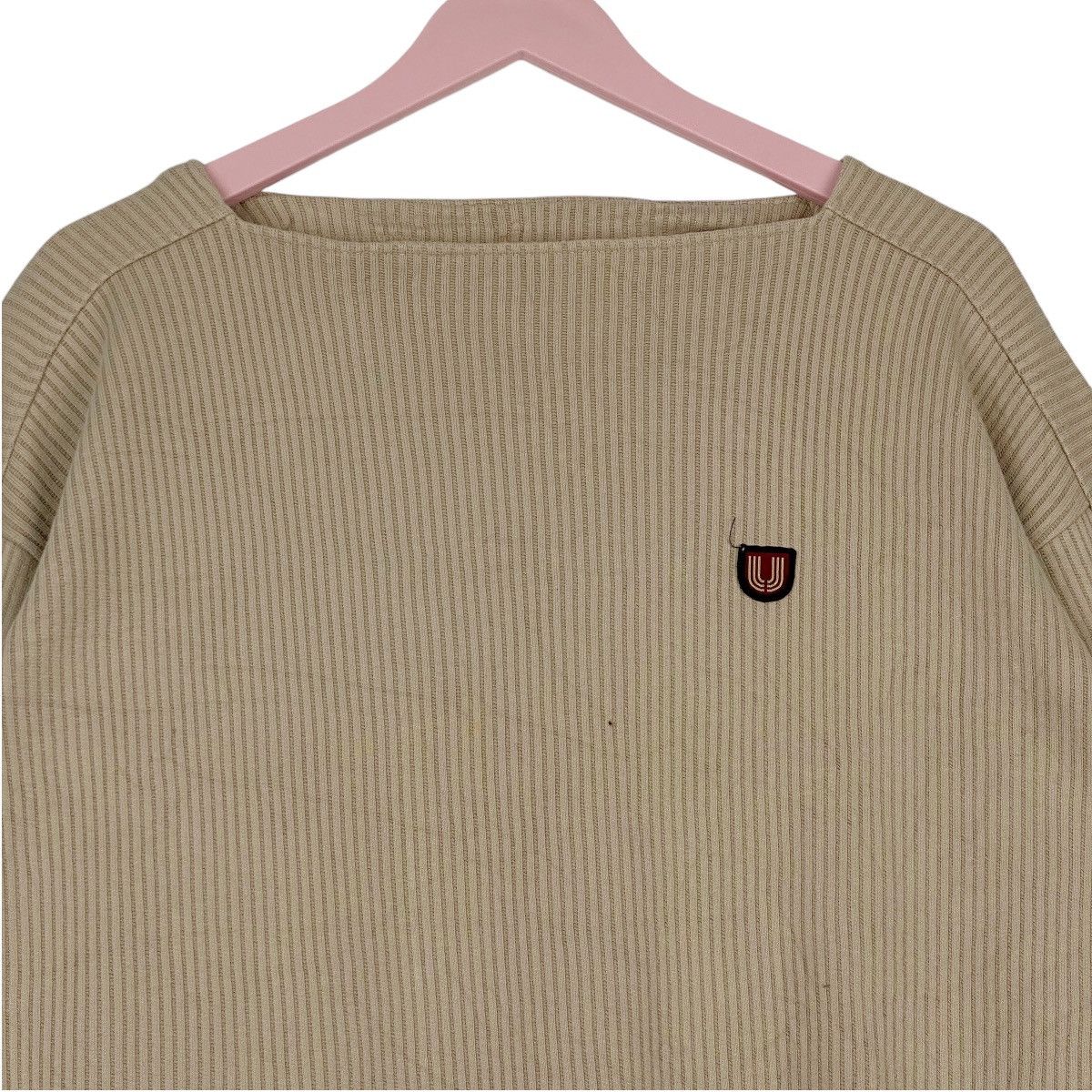 Emanuel Ungaro × Vintage Vintage Emanuel Ungaro Paris Small Embroidered Crewneck Size L / US 10 / IT 46 - 4 Thumbnail