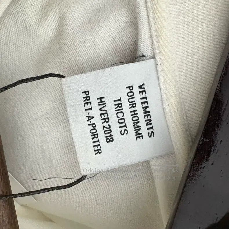 Vetements Vetements Menu print short-sleeve Size US M / EU 48-50 / 2 - 3 Thumbnail