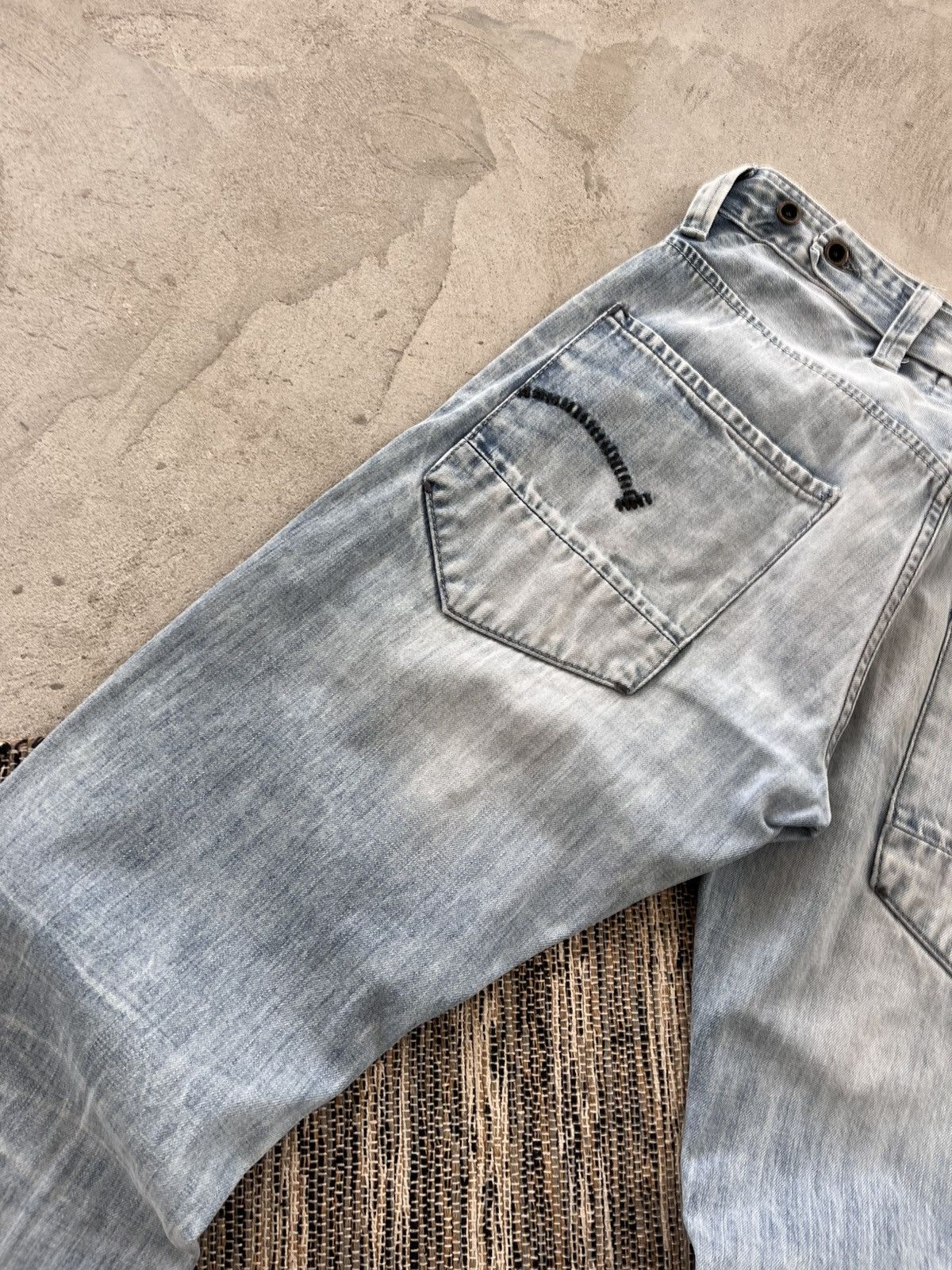 G-Star Vintage GStar Distressed Jeans 32/34 Light Blue Avantgarde Size US 32 / EU 48 - 19 Thumbnail