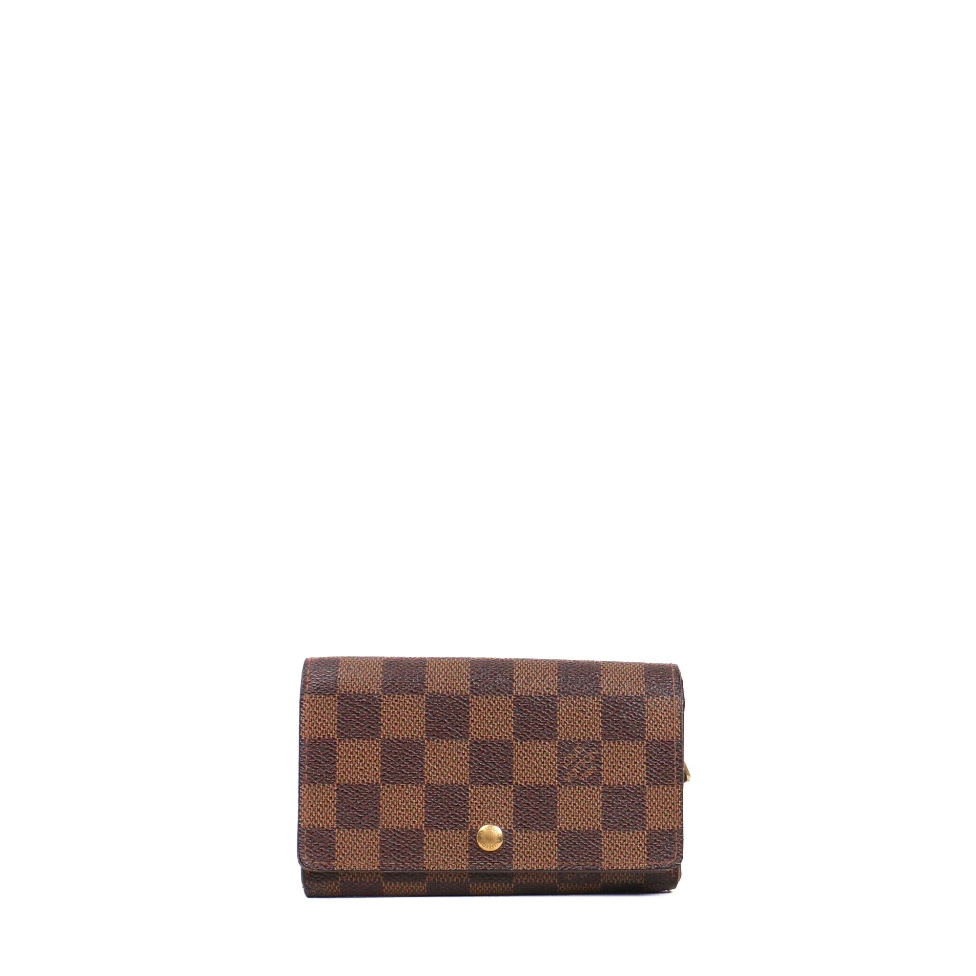Louis Vuitton LOUIS VUITTON - Louis Vuitton Trésor wallet in ebony damier canvas Size ONE SIZE - 1 Thumbnail