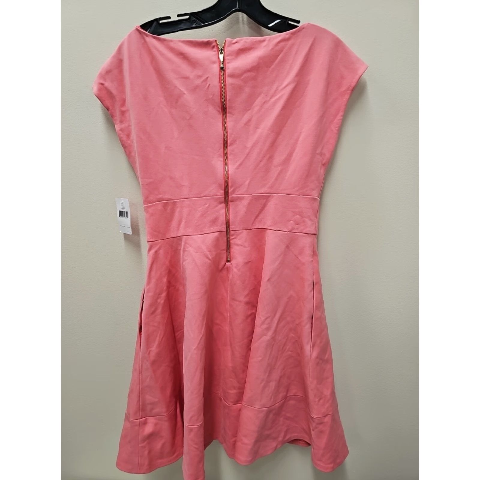 Vintage KATE SPADE New York Blush DRESS NWT M Floral Pockets Knee Length Scoop Neck Women Medium Size M / US 6-8 / IT 42-44 - 4 Thumbnail
