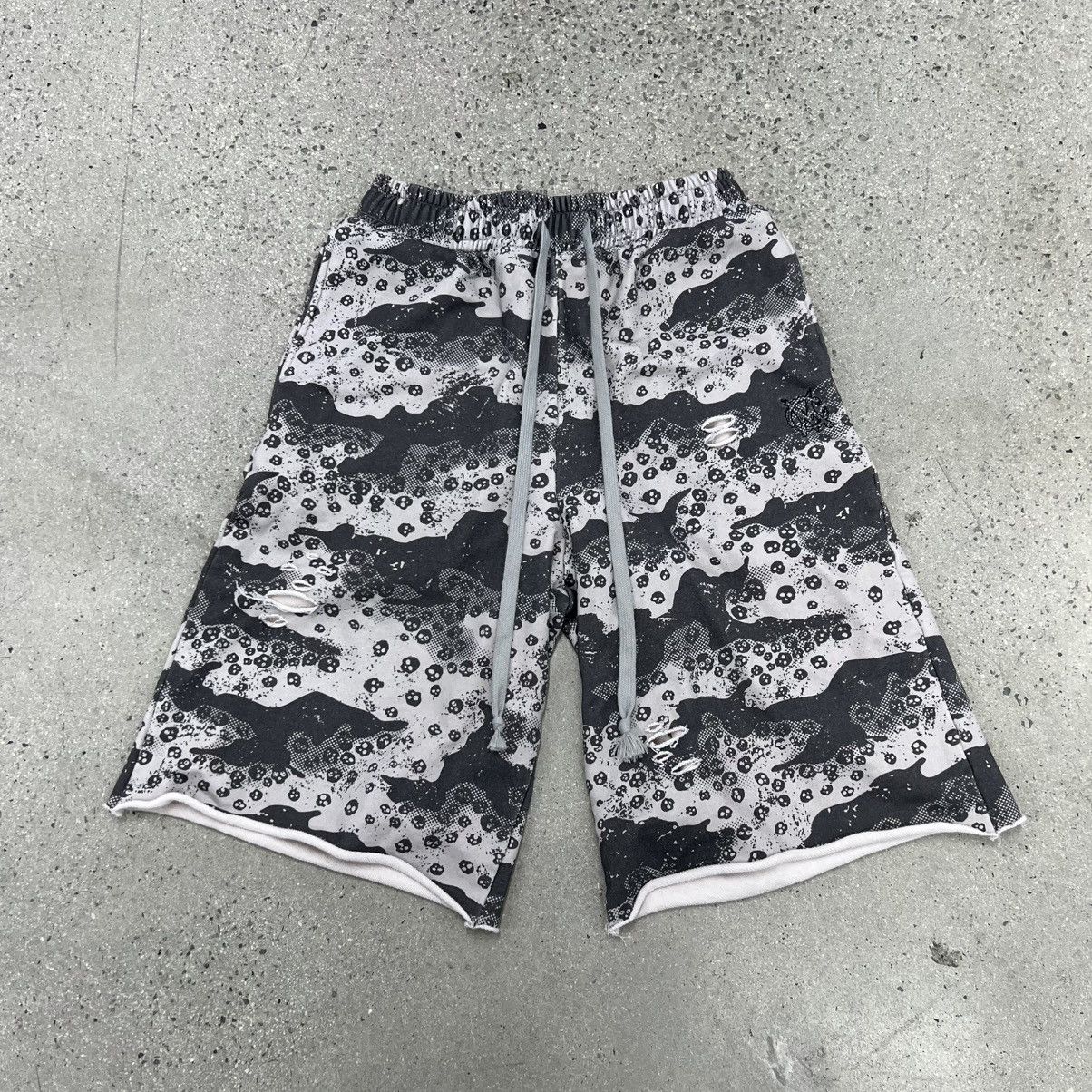 Japanese Brand Catacomb Camo Grey Baggy Sweatpants Size US 36 / EU 52 - 1 Thumbnail