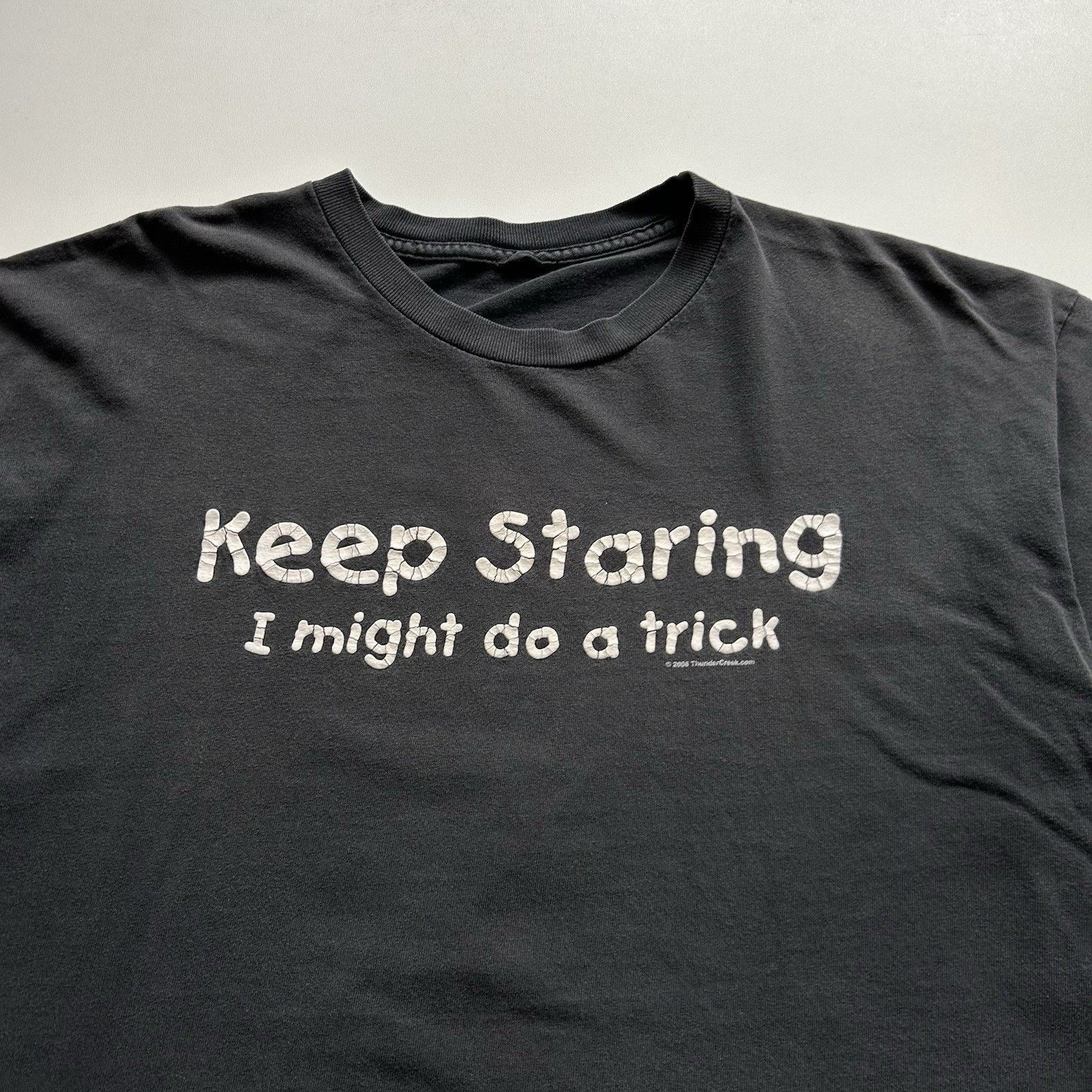 Vintage Vintage Funny Shirt XL 90s Keep Starring I Might Do A Trick Size US XL / EU 56 / 4 - 2 Thumbnail