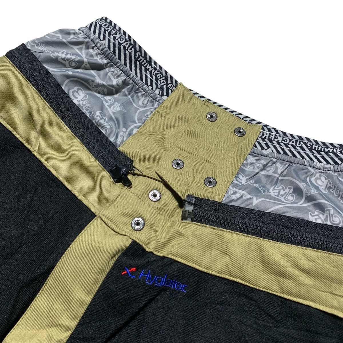 Japanese Brand Double Waist Jack Frost 13 Bondage Flare Multipocket Pants Size US 36 / EU 52 - 3 Thumbnail