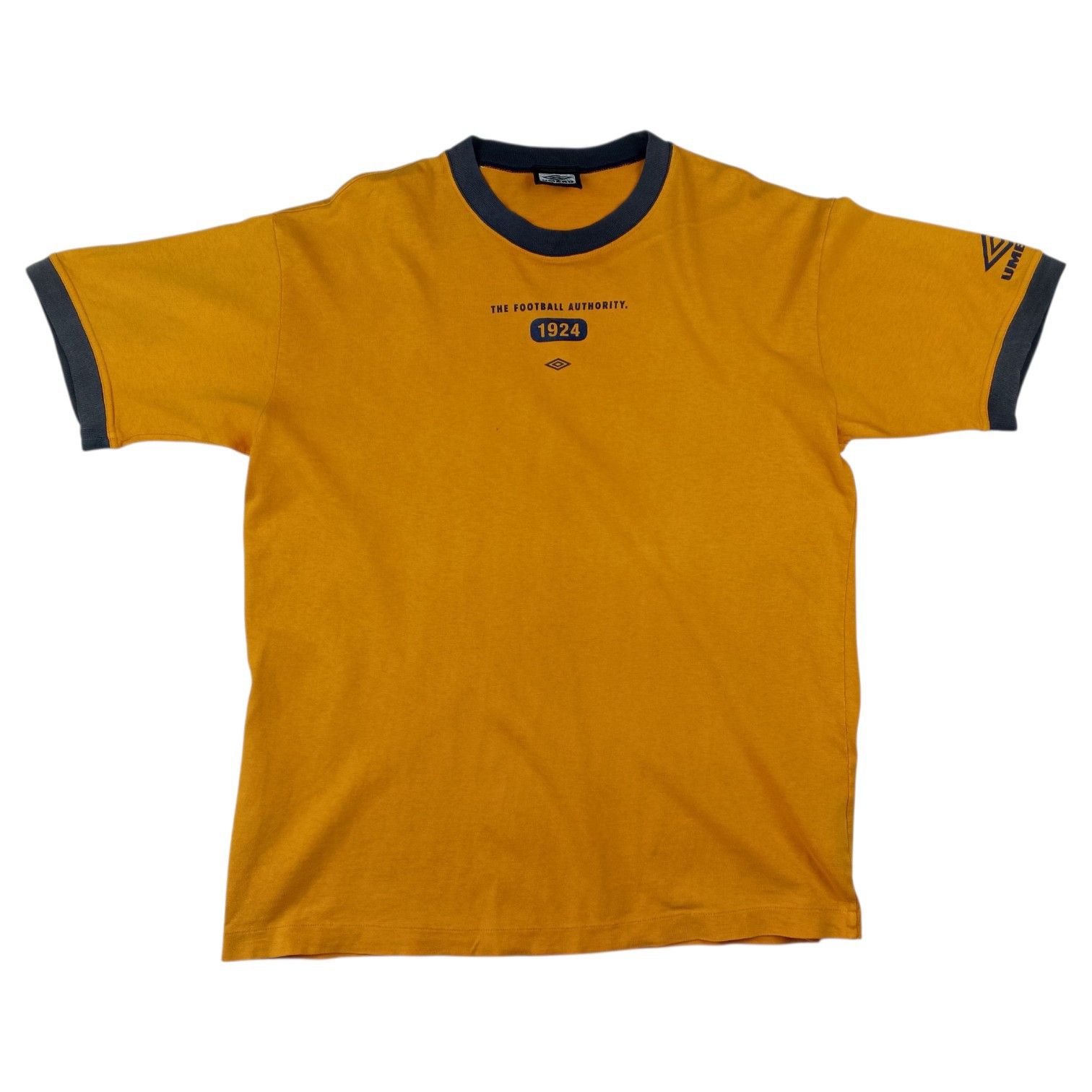 Umbro 90's UMBRO 1929 The Football Authority Soccer Ringer T-Shirt Size US M / EU 48-50 / 2 - 2 Thumbnail