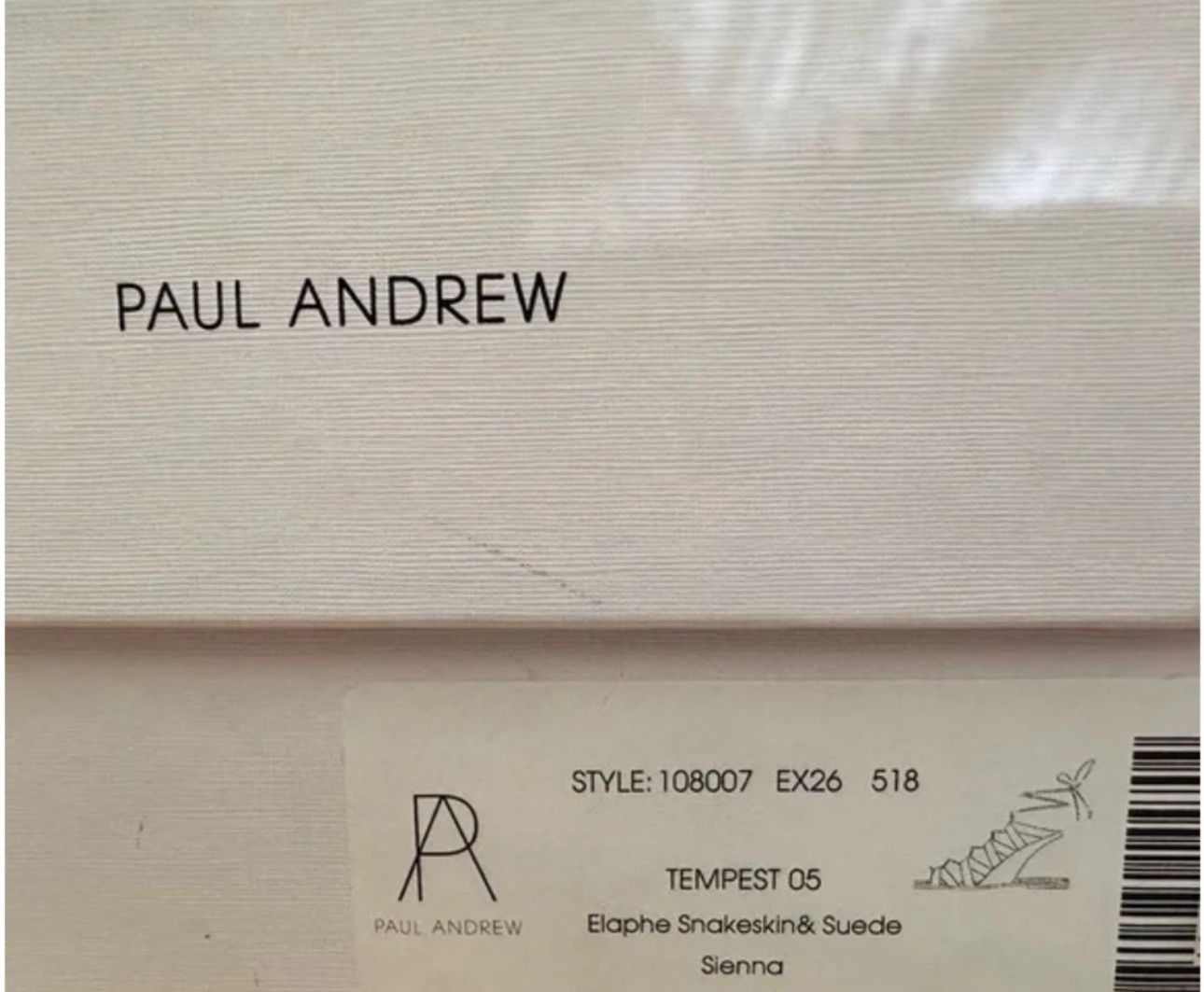 Paul Andrew Paul Andrew snakeskin & suede lace up sandals Sienna 41 Size US 11 / IT 41 - 2 Thumbnail
