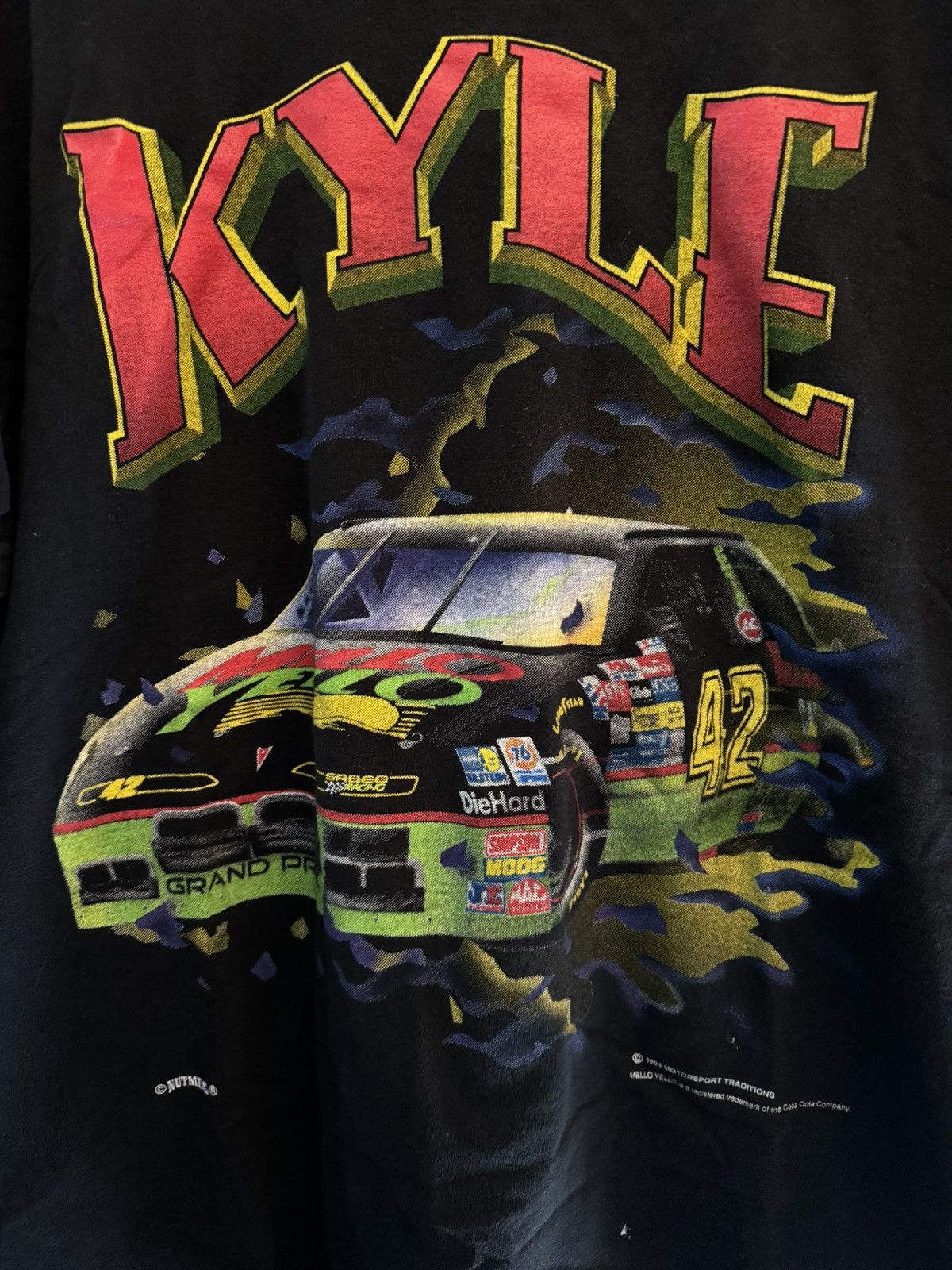 NASCAR × Nutmeg × Vintage Vintage 1994 Kyle Petty Nutmeg Tee Size US XL / EU 56 / 4 - 4 Thumbnail