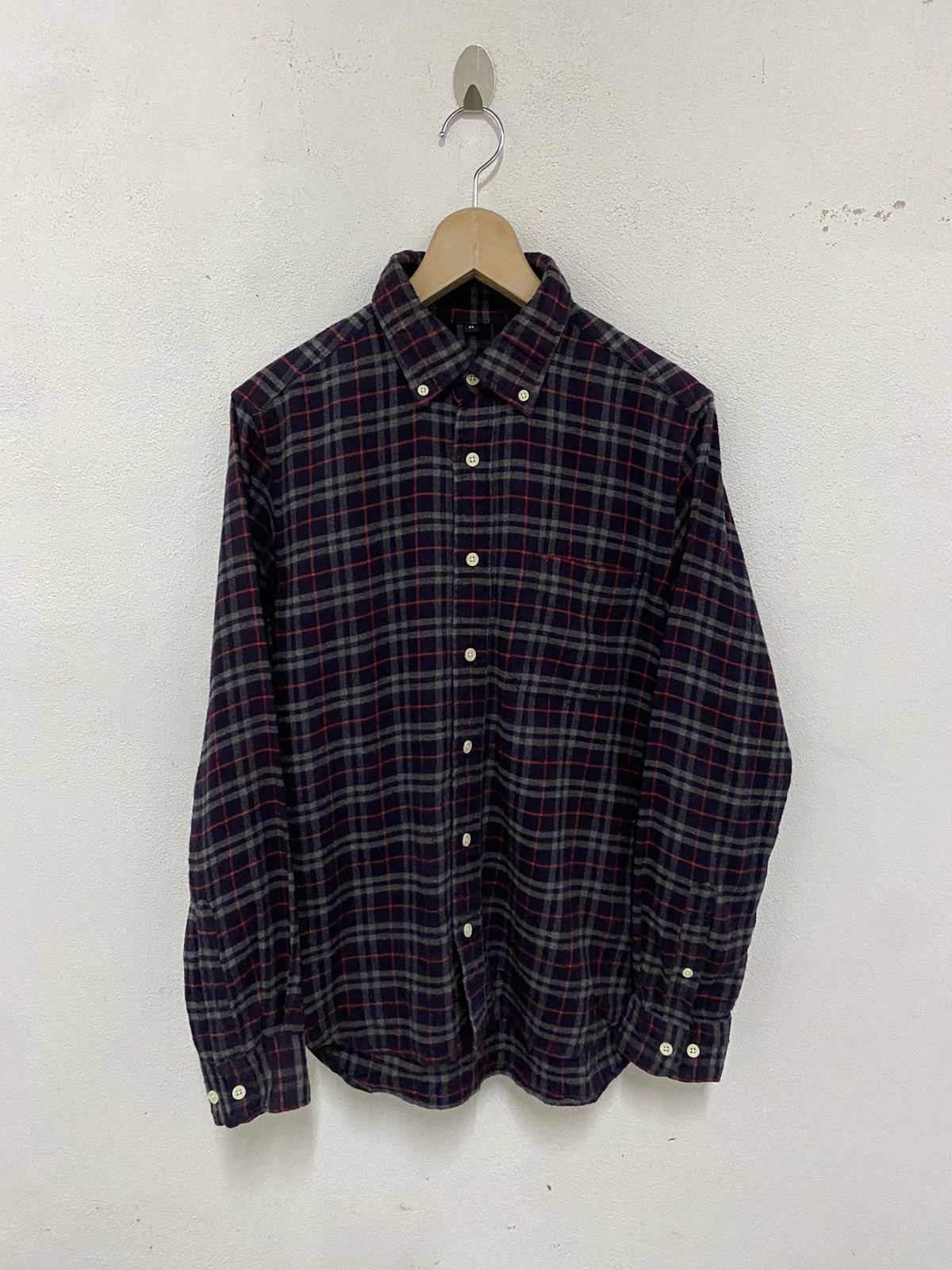 Japanese Brand × Vintage Japanese Brand Plaid Tartan Flannel Shirt Size US M / EU 48-50 / 2 - 2 Thumbnail