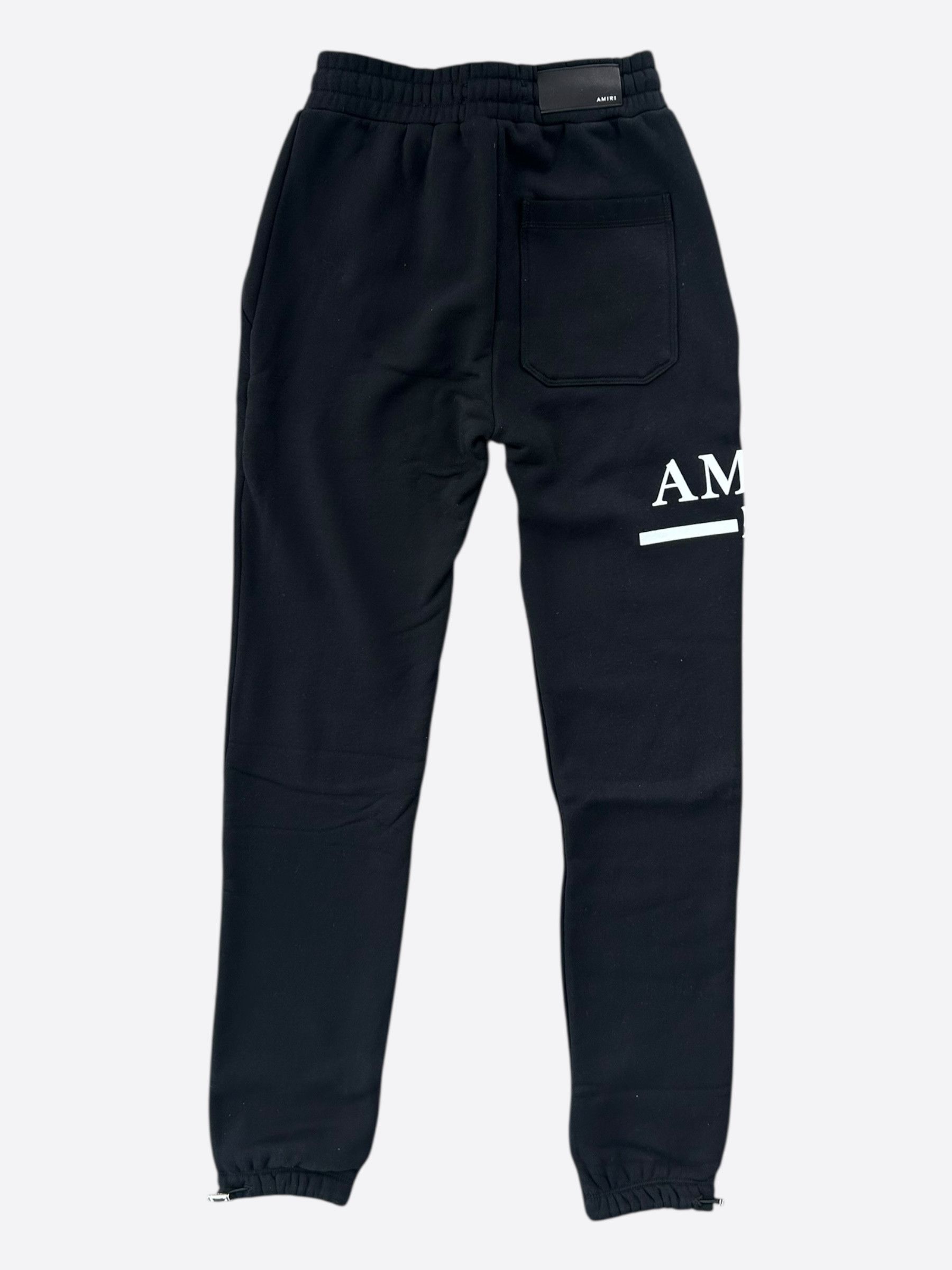 Amiri Amiri Black & White MA Bar Logo Sweatpants Size US 30 / EU 46 - 2 Thumbnail