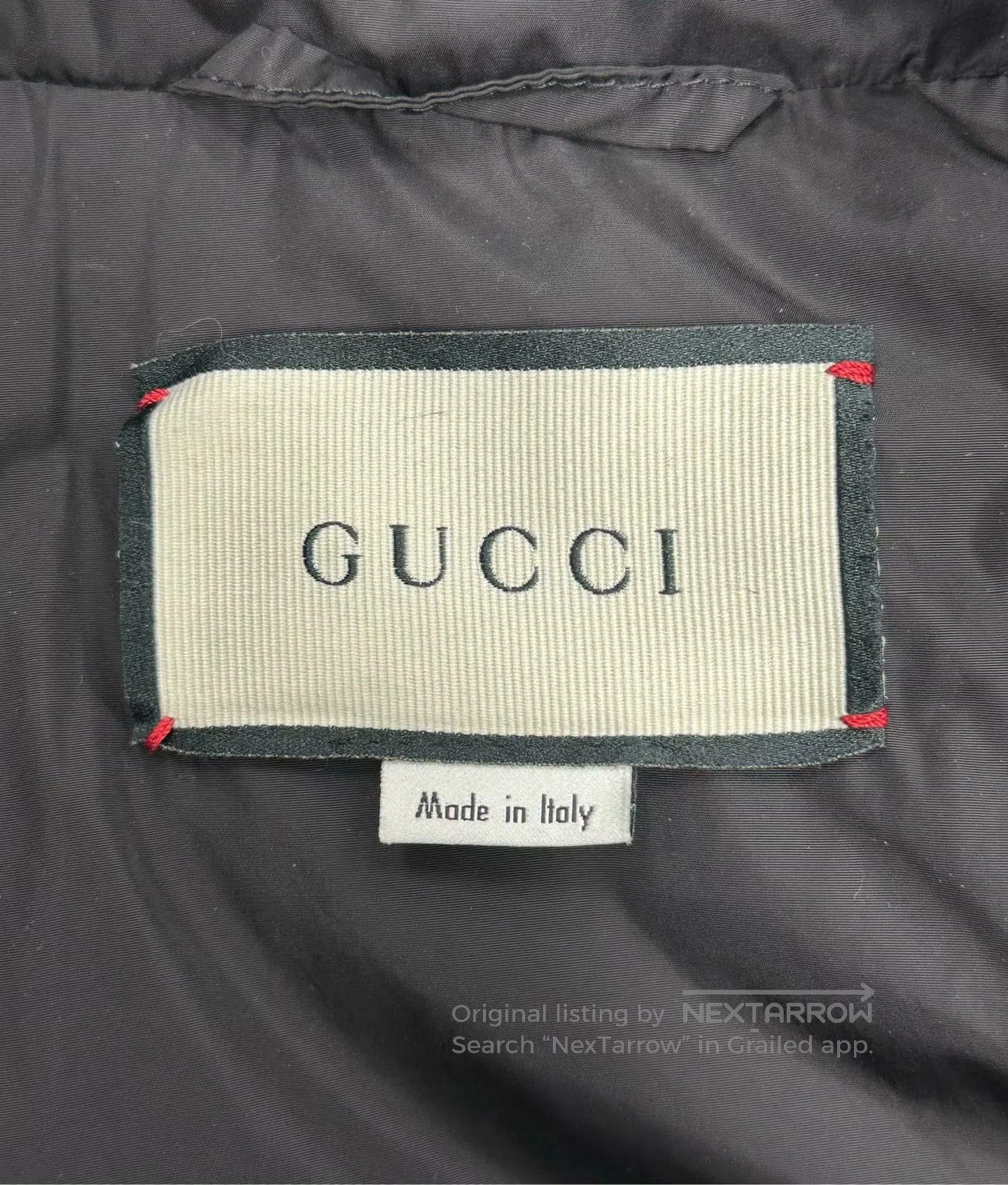 Gucci Guicci Black Side Stripe Logo Zipper Cotton Jacket| Size XS / US 0-2 / IT 36-38 - 3 Thumbnail