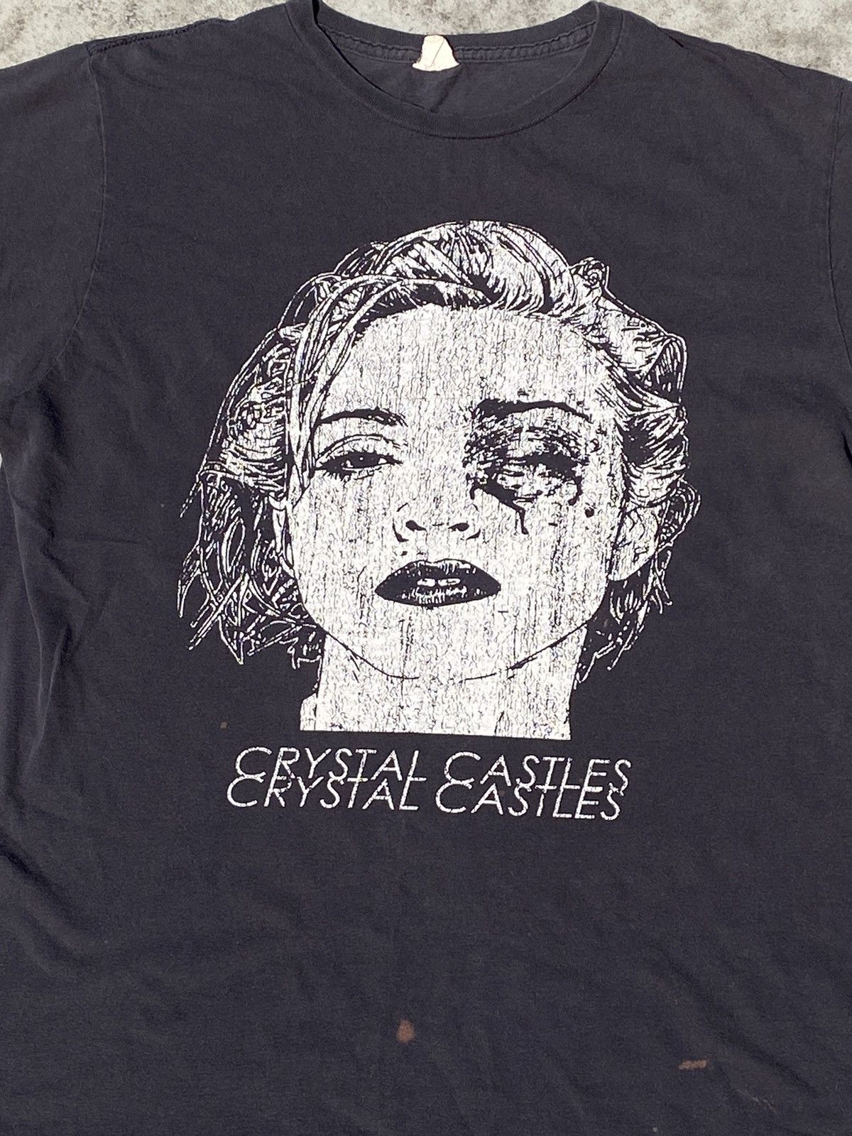 Vintage crystal castles Madonna t shirt Tag Bay Island | Grailed