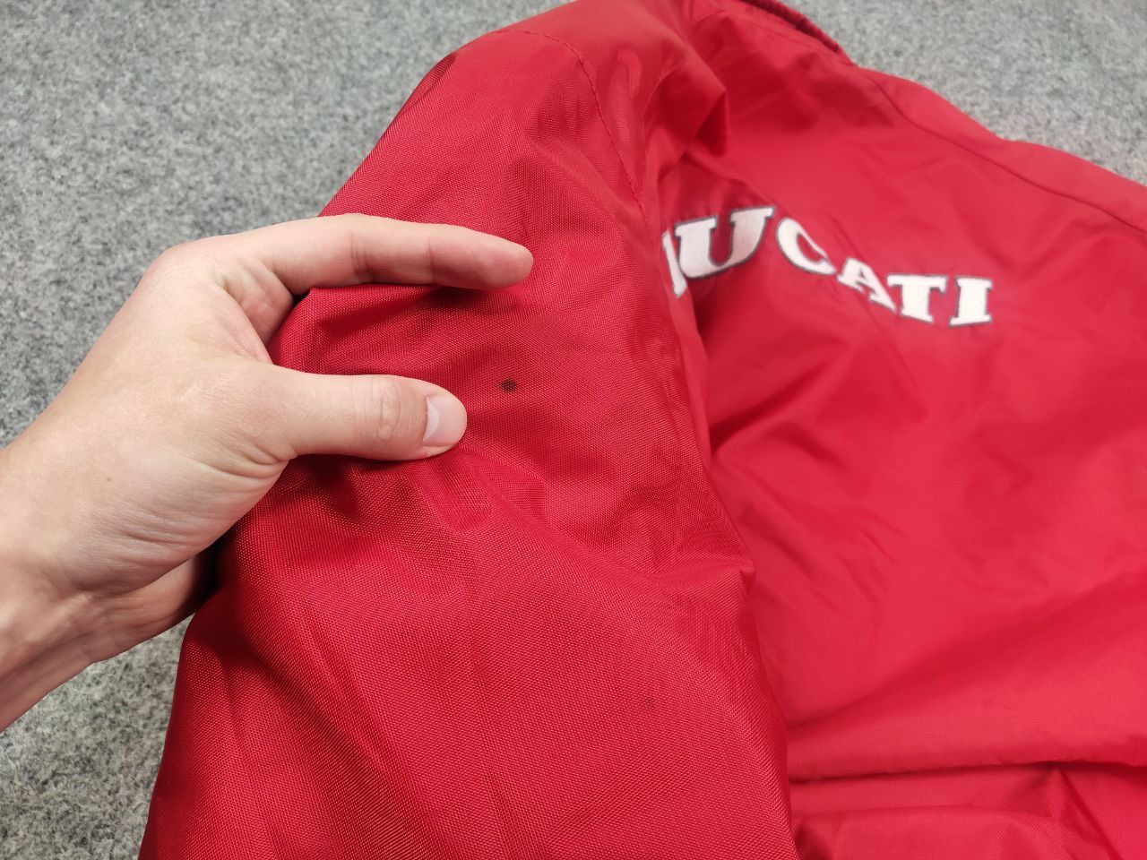 NASCAR × Vintage Vintage 90's Ducati kenny racewear Red Logo Racing Jacket Size US L / EU 52-54 / 3 - 11 Thumbnail