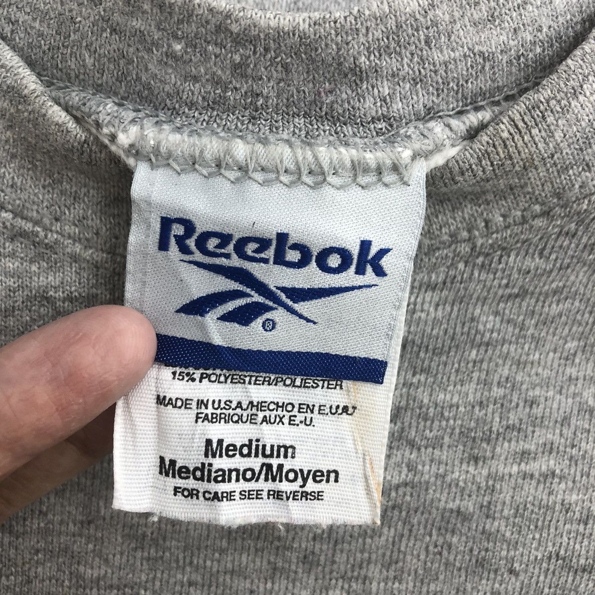 Reebok Vintage 90’ REEBOK SPORTSWEAR Logo Sweatshirt Pullover Size M / US 6-8 / IT 42-44 - 4 Thumbnail