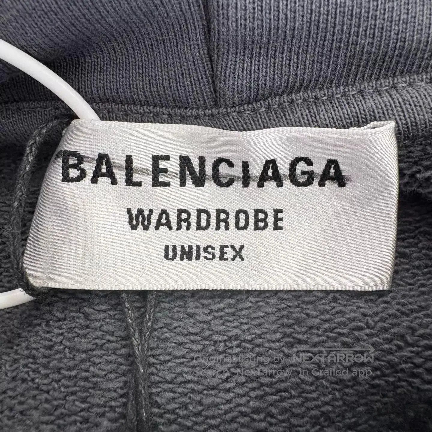 Balenciaga Gray Oversized Hoodie with Front Pocket. Size US XS / EU 42 / 0 - 3 Thumbnail