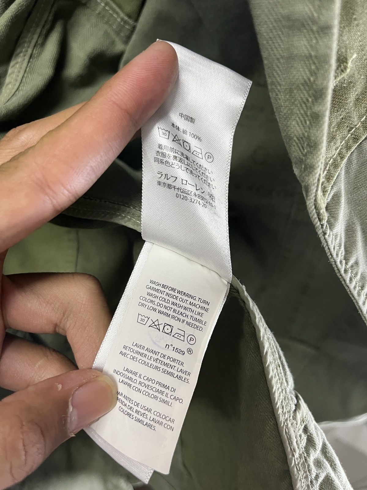Polo Ralph Lauren Patchwork Green Herringbone Twill Sport Coat Size US M / EU 48-50 / 2 - 13 Thumbnail