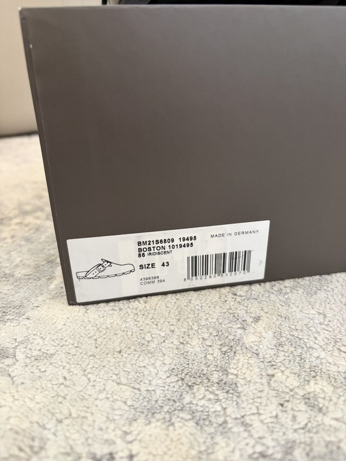 Birkenstock × Rick Owens Rick Owens x Birkenstock Boston Iridescent Sandals Size US 10 / EU 43 - 7 Thumbnail