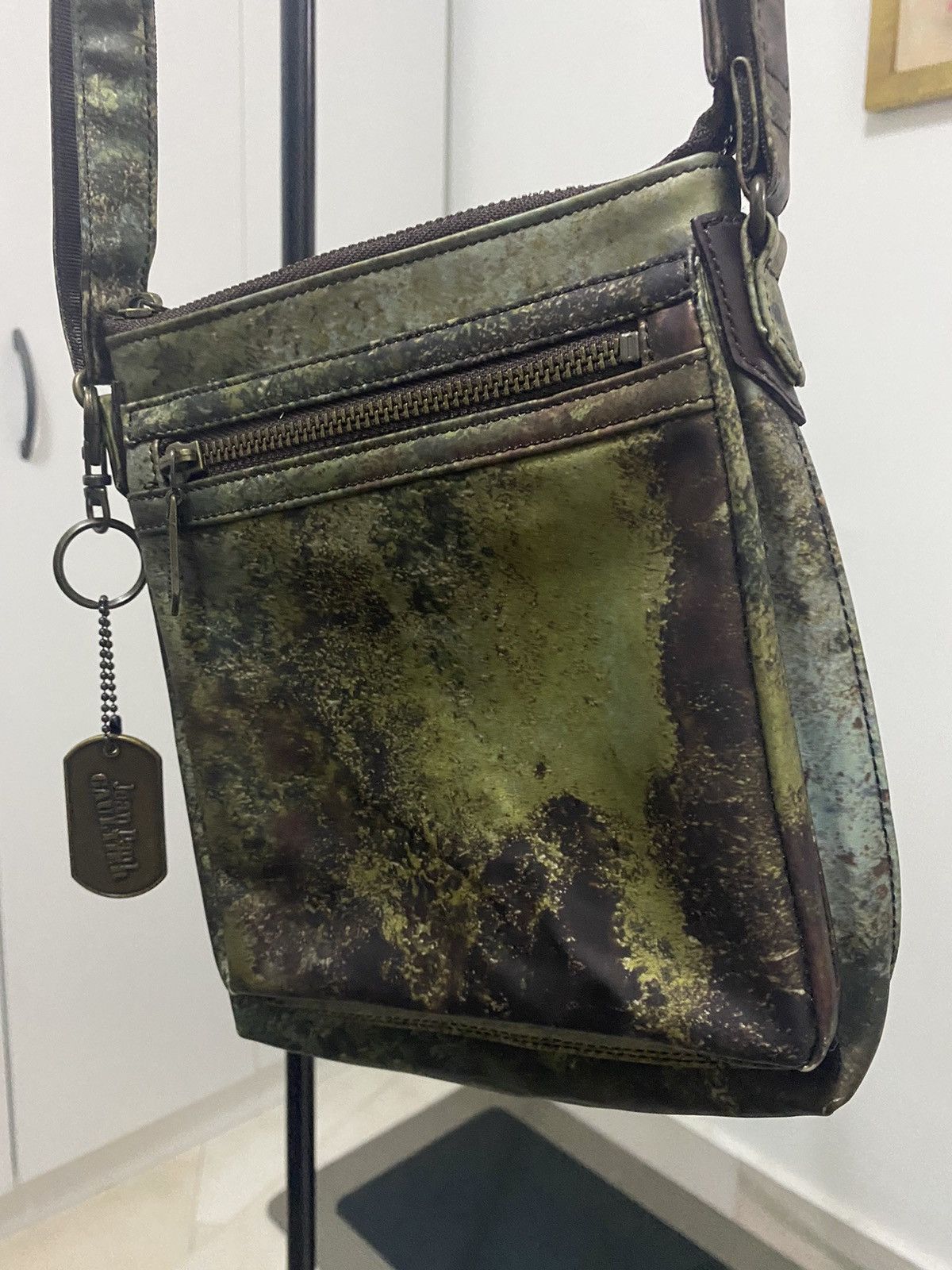 Jean Paul Gaultier Vintage 90s Jean Paul Gaultier Cyber rusty Sling bag Size ONE SIZE - 4 Thumbnail
