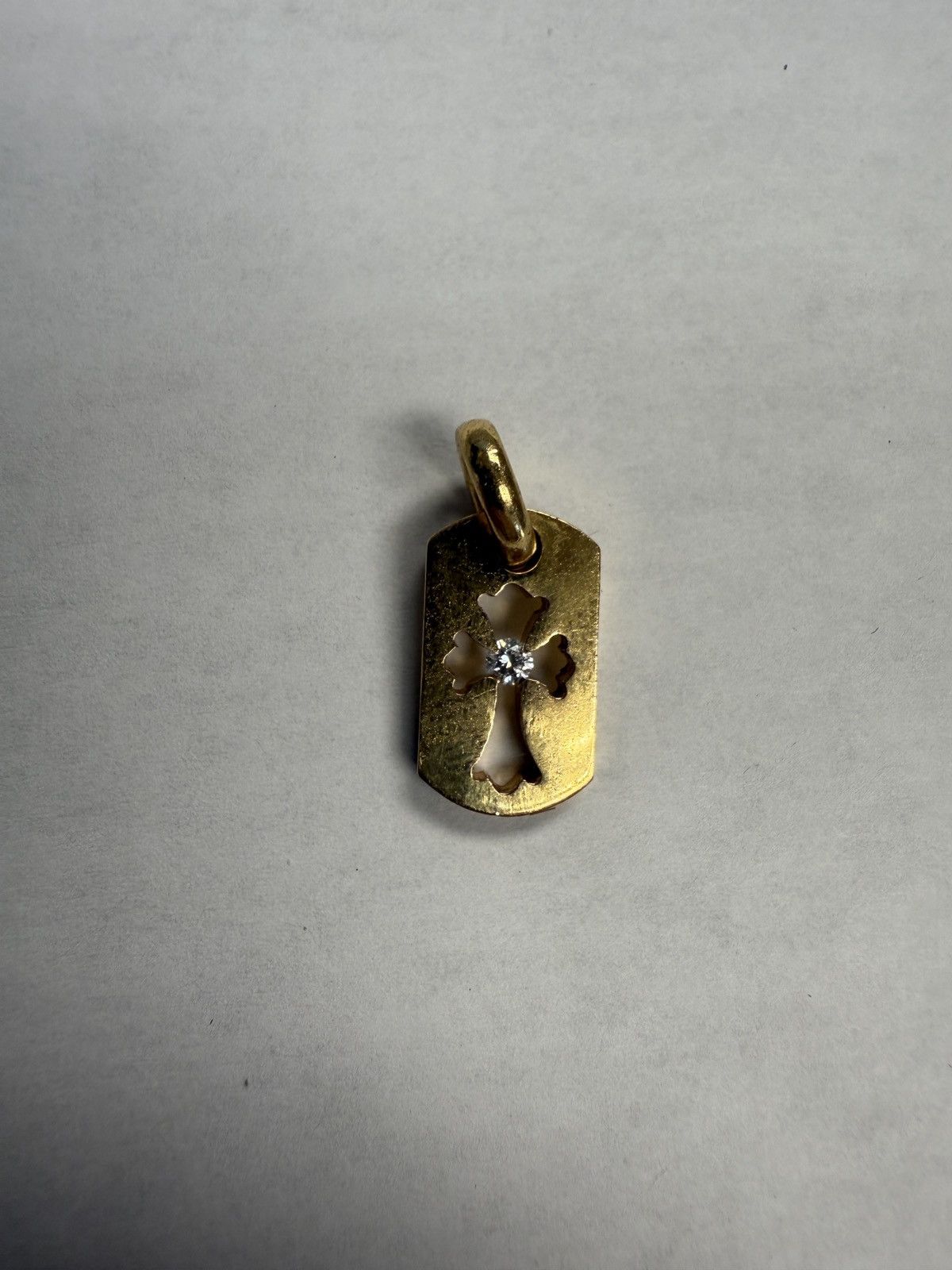 Chrome Hearts Chrome Hearts 22k Diamond Cross Cut Out Charm Size ONE SIZE - 4 Thumbnail
