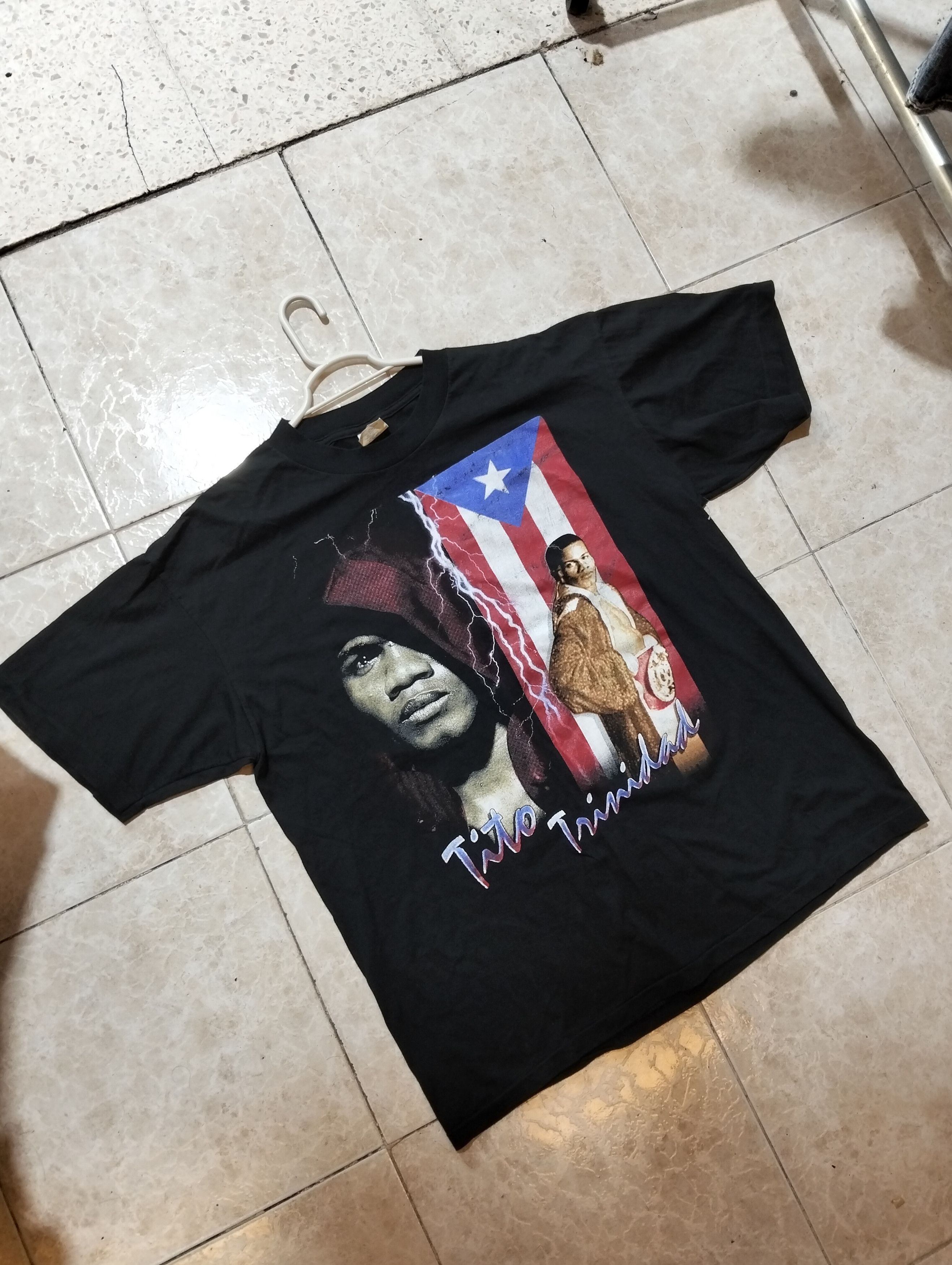 Vintage Vintage Félix Tito trinidad boxing rap tee Size US XL / EU 56 / 4 - 1 Thumbnail