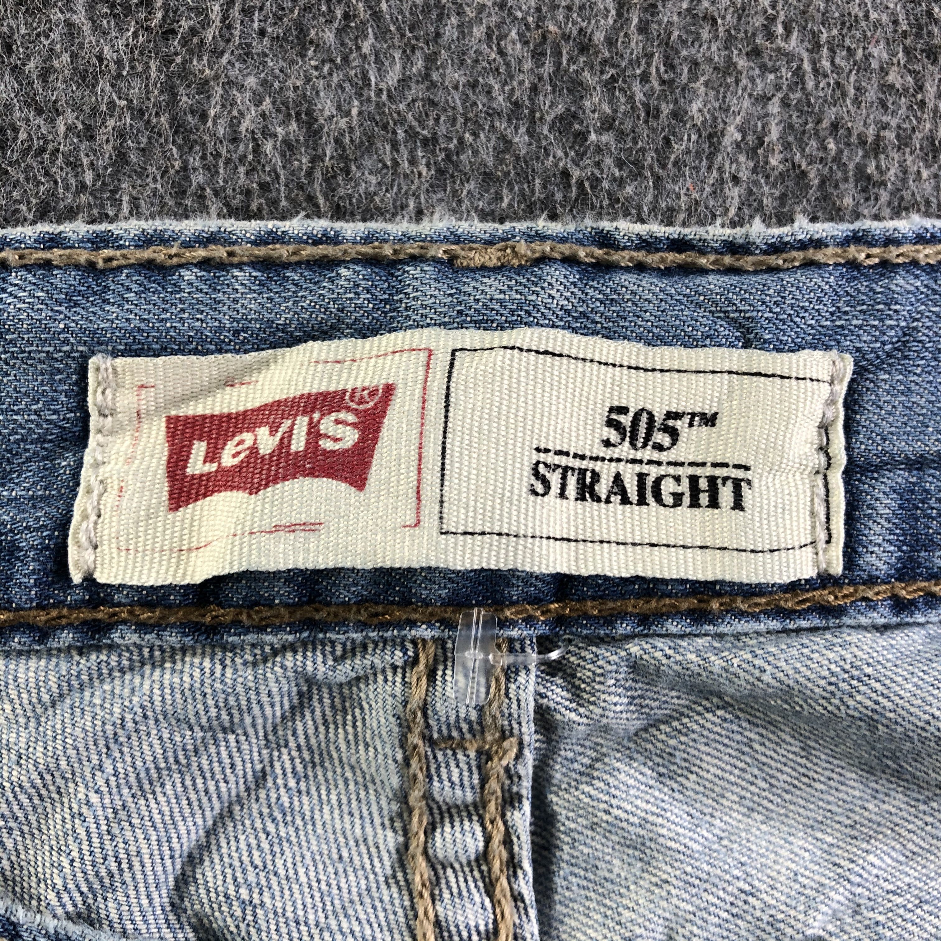 Levi's Vintage Blue Wash Levis 505 Jeans-J4189 Size US 30 / EU 46 - 9 Thumbnail