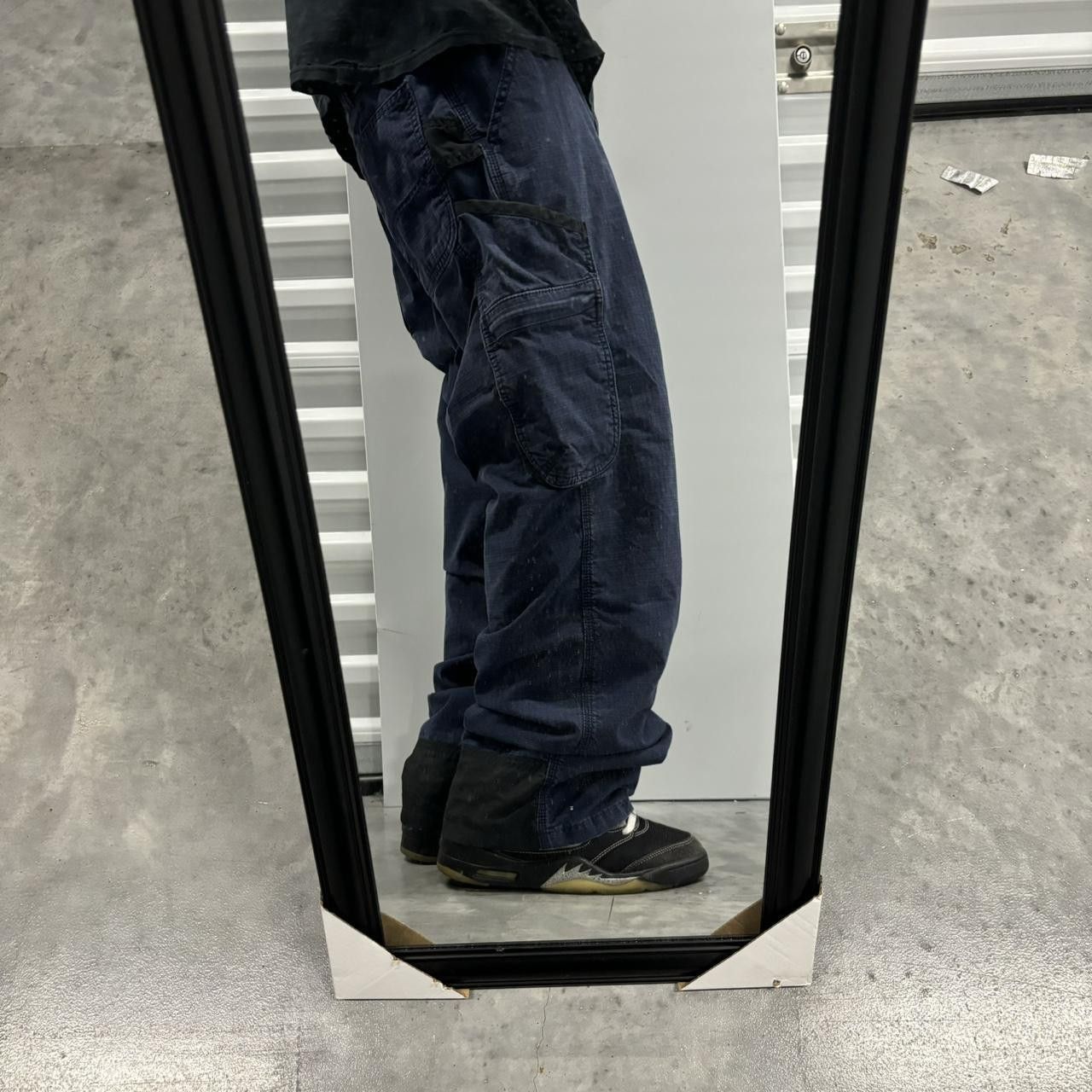Carhartt × Vintage Crazy Vintage Y2K/2000s Baggy Navy Blue Carhartt Skater Style Cargo Pants! Size US 38 / EU 54 - 2 Thumbnail