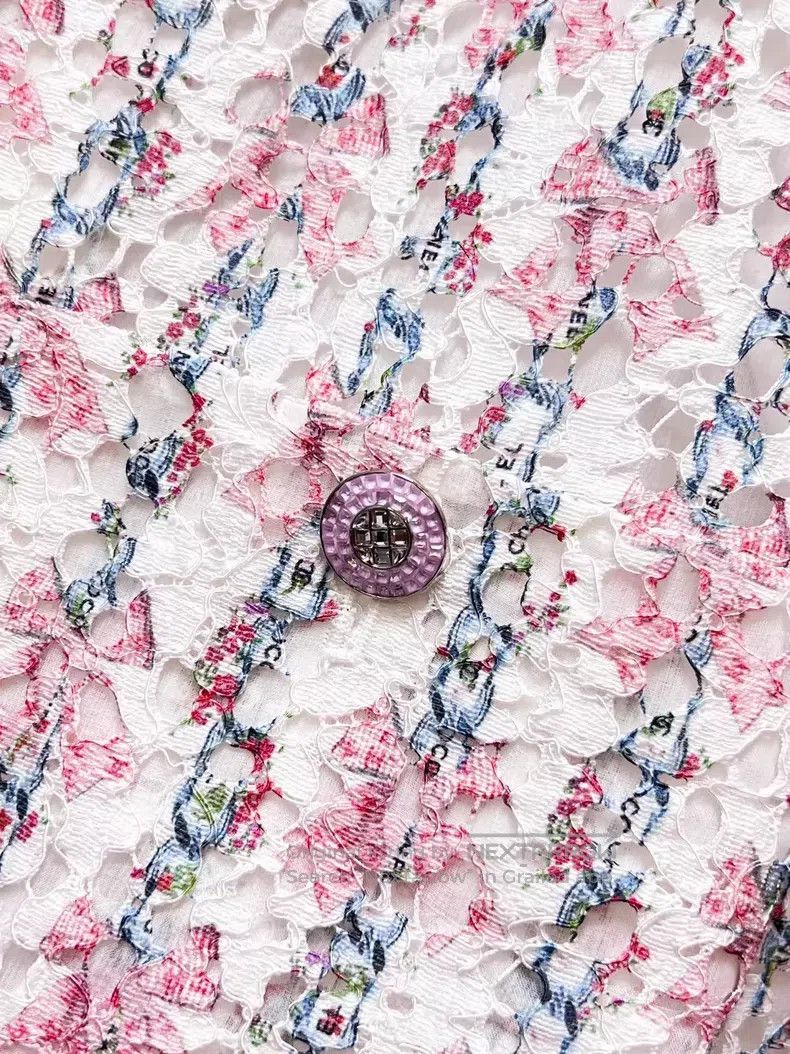 Chanel Chanel 23C early spring vacation pink and white color bloc Size XS / US 0-2 / IT 36-38 - 4 Thumbnail