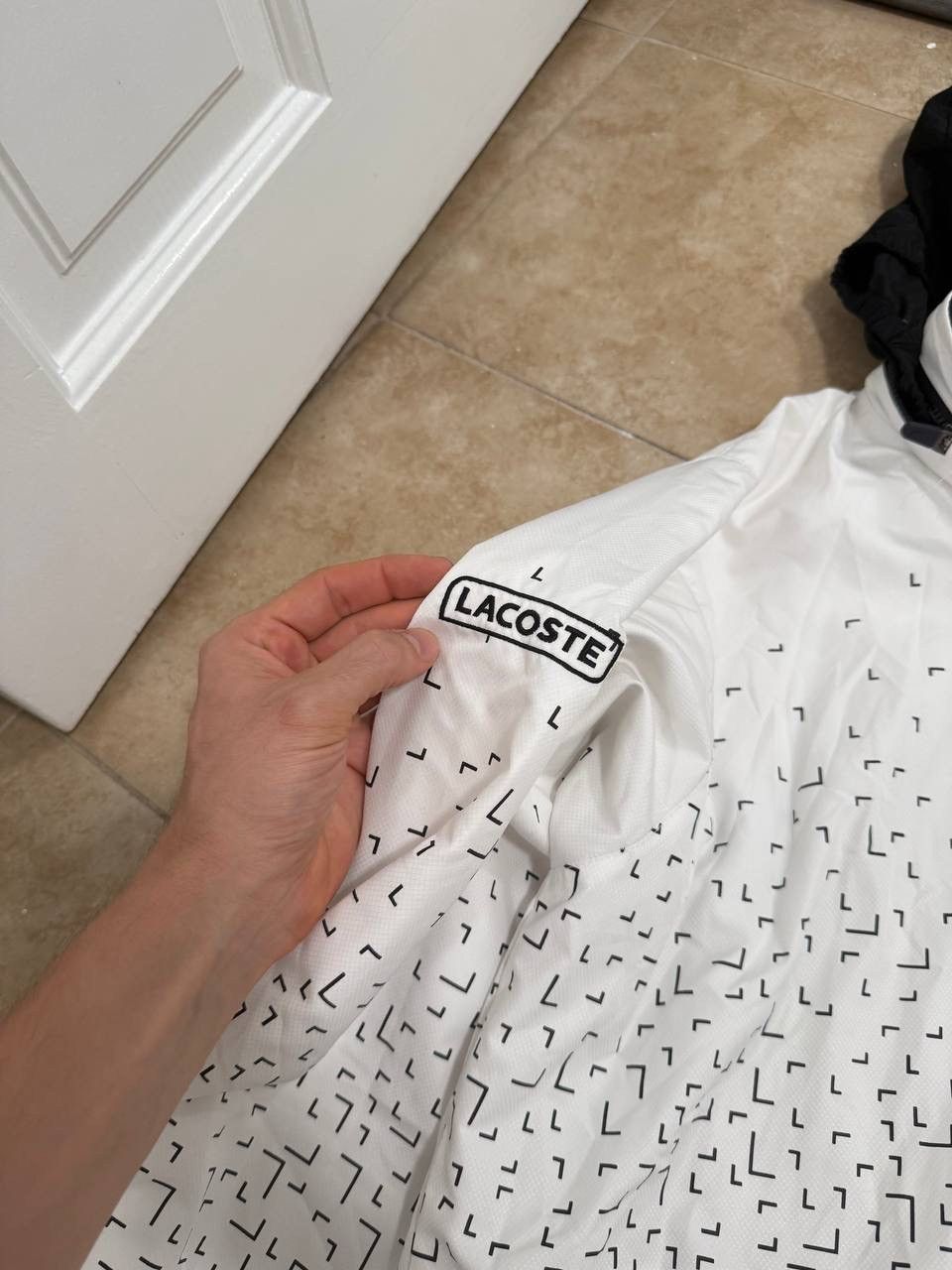 Lacoste Lacoste Sport Vintage white and black windbreaker jacket Size US M / EU 48-50 / 2 - 5 Thumbnail