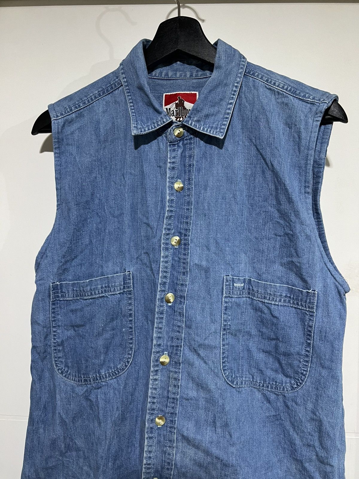 Marlboro Vintage Marlboro Vests Jeans Size US M / EU 48-50 / 2 - 2 Thumbnail