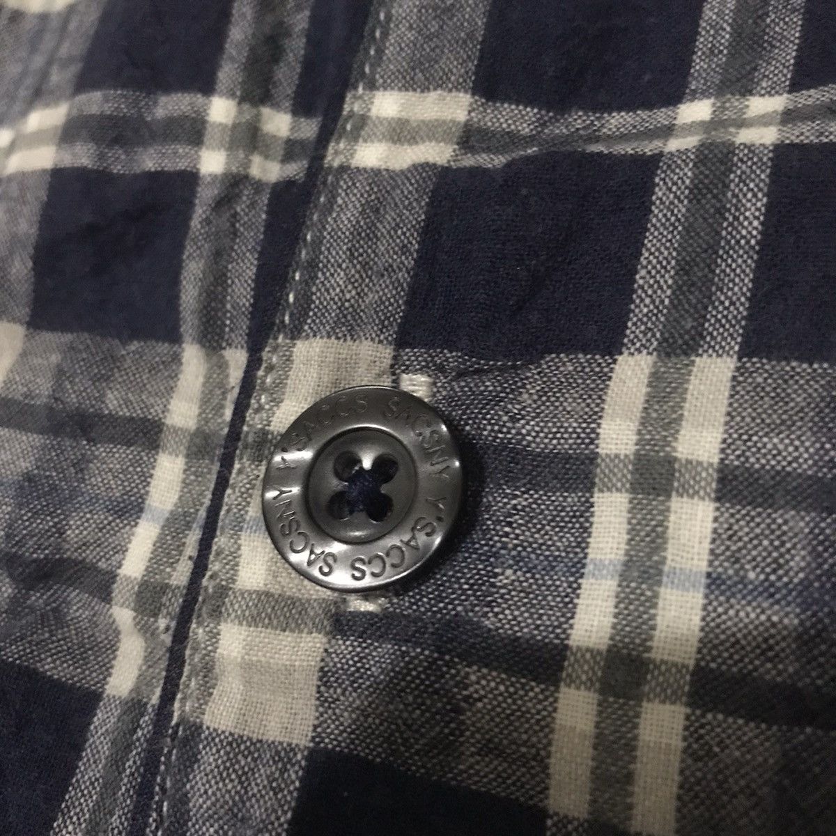 Yohji Yamamoto Vintage sacsny y’saccs shirt button up Size US M / EU 48-50 / 2 - 5 Thumbnail