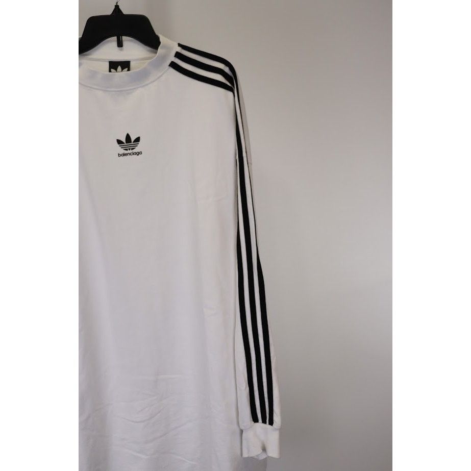 Adidas × Balenciaga o1rshd1 Long Sleeve T-Shirt in White Size US XL / EU 56 / 4 - 4 Thumbnail