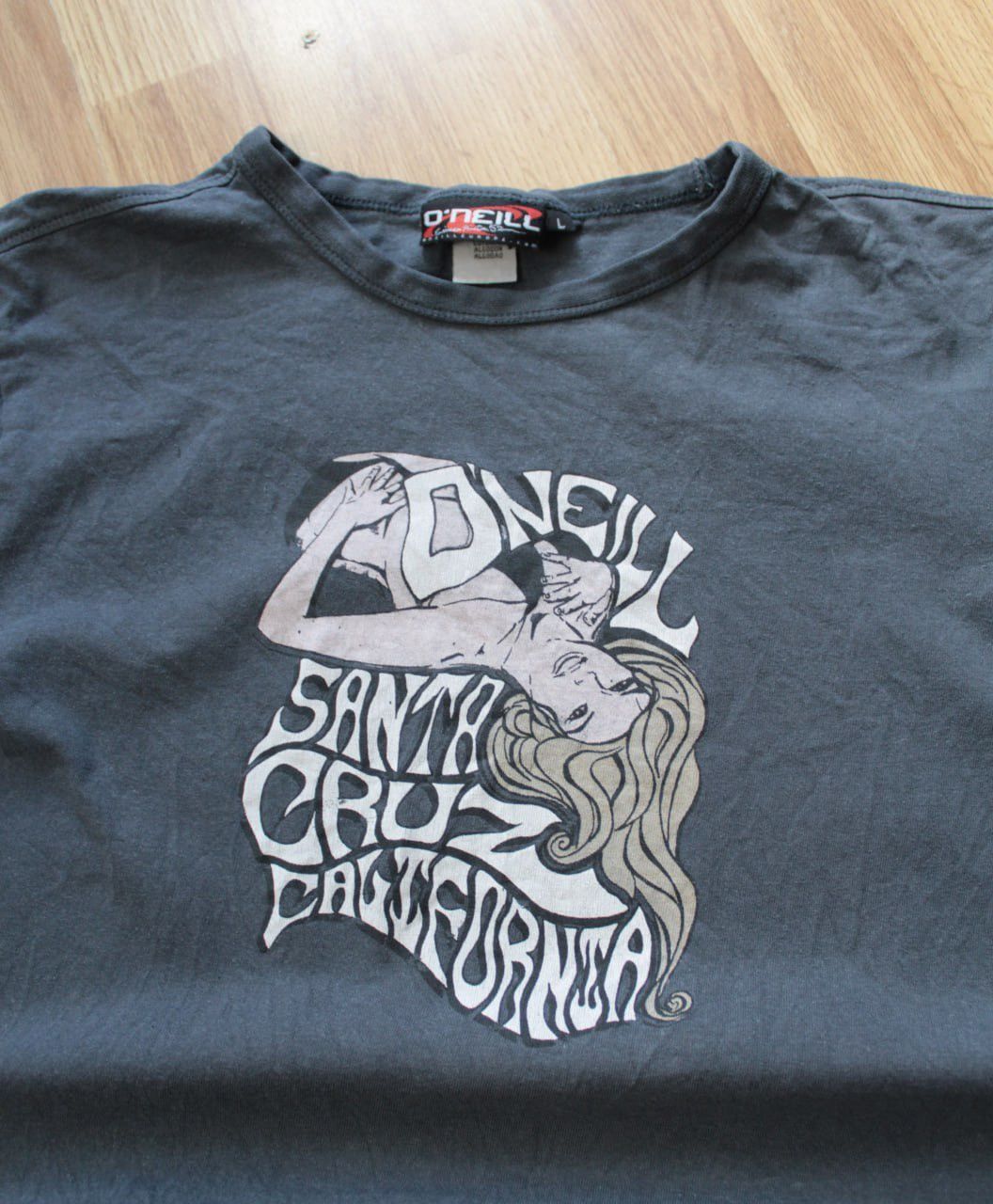 O'Neill 🔥 Oneill x Hook Ups Hot Girl Vintage 90s Logo Surf T Shirt Size US M / EU 48-50 / 2 - 1 Thumbnail