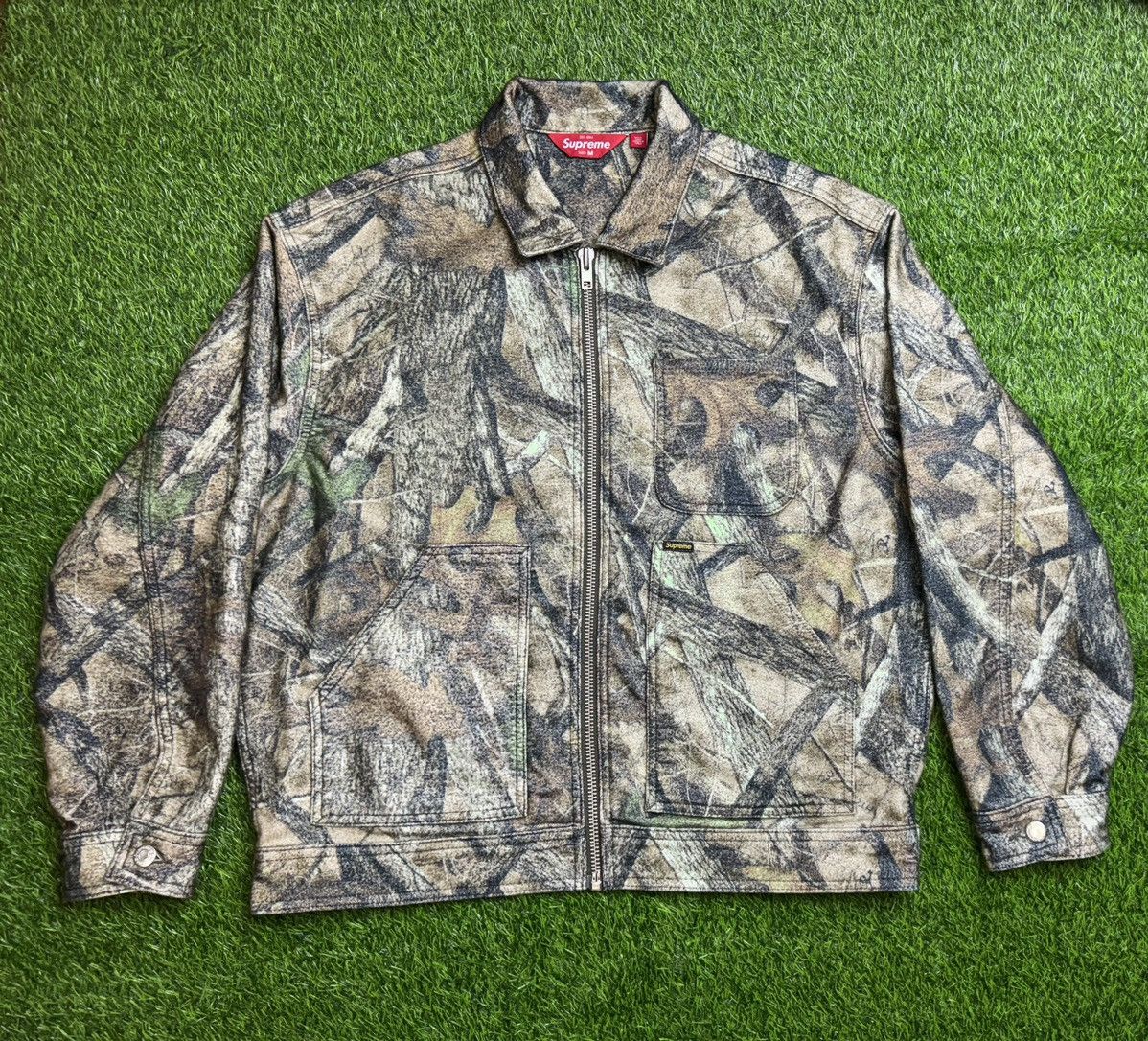 Supreme Supreme Moleskin Work Jacket Size Medium Camo | Grailed