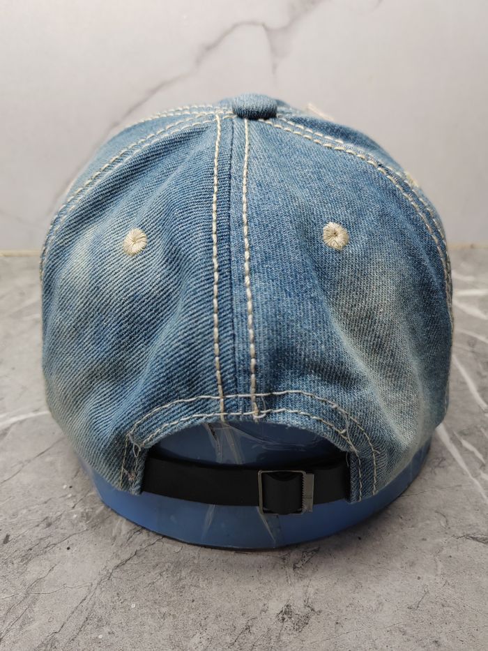 Japanese Brand Vintage Run Dept Of Athletics Denim Style Cap Hat Size ONE SIZE - 5 Thumbnail
