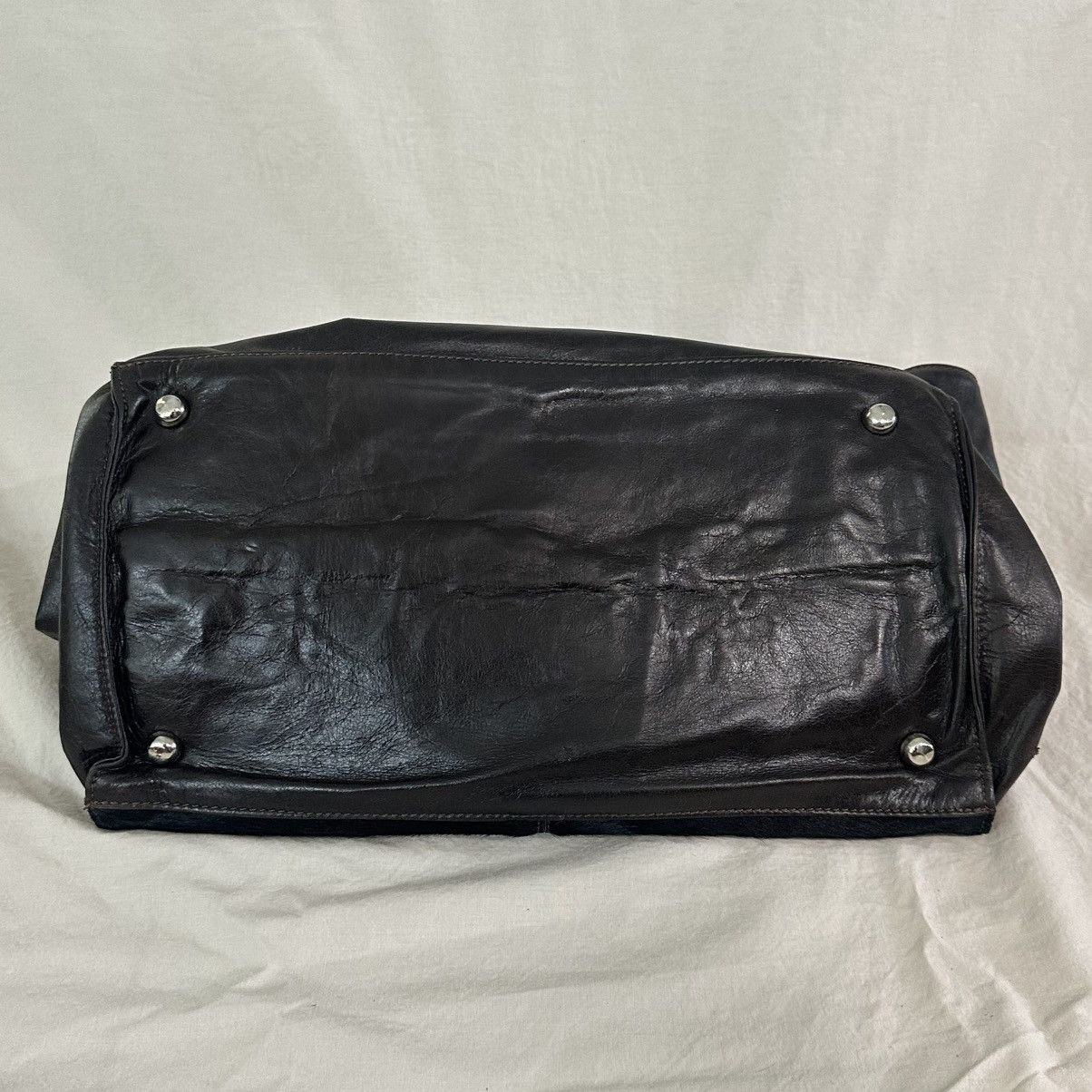Other Pulicati Italian Designer Black Cow Hide Large Leather Purse Size ONE SIZE - 8 Thumbnail