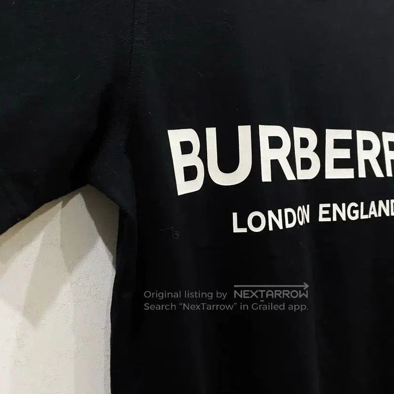 Burberry Burberry Black Cotton Women's T-Shirt. Size S / US 4 / IT 40 - 3 Thumbnail