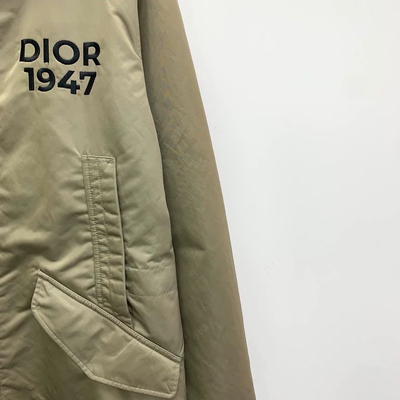 Other Dior Brown logo alphanumeric embroidery hooded long-sleeve Size US M / EU 48-50 / 2 - 4 Thumbnail