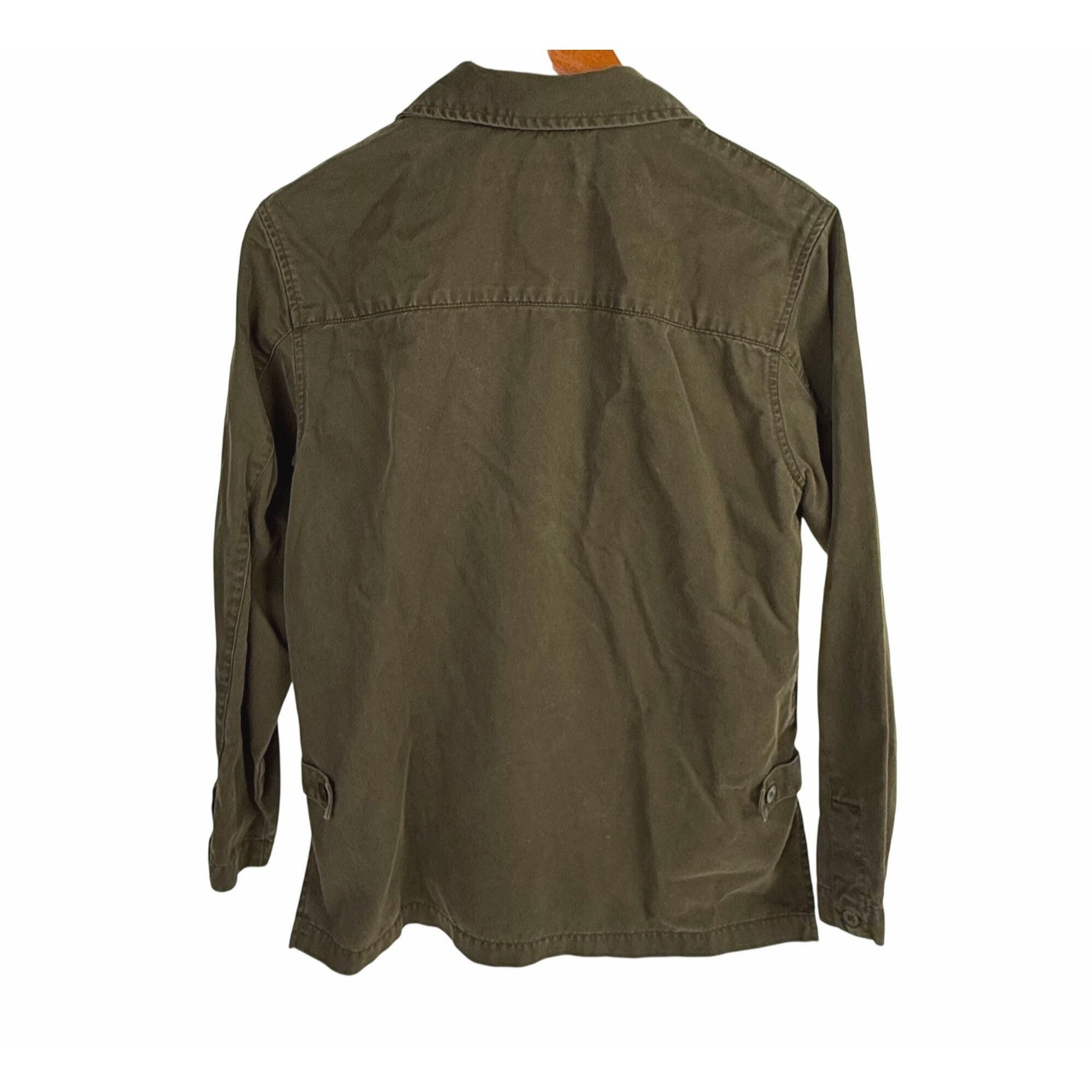 Jones New York Jones New York Sport Green Button-Front Utility Jacket Size Size S / US 4 / IT 40 - 3 Thumbnail