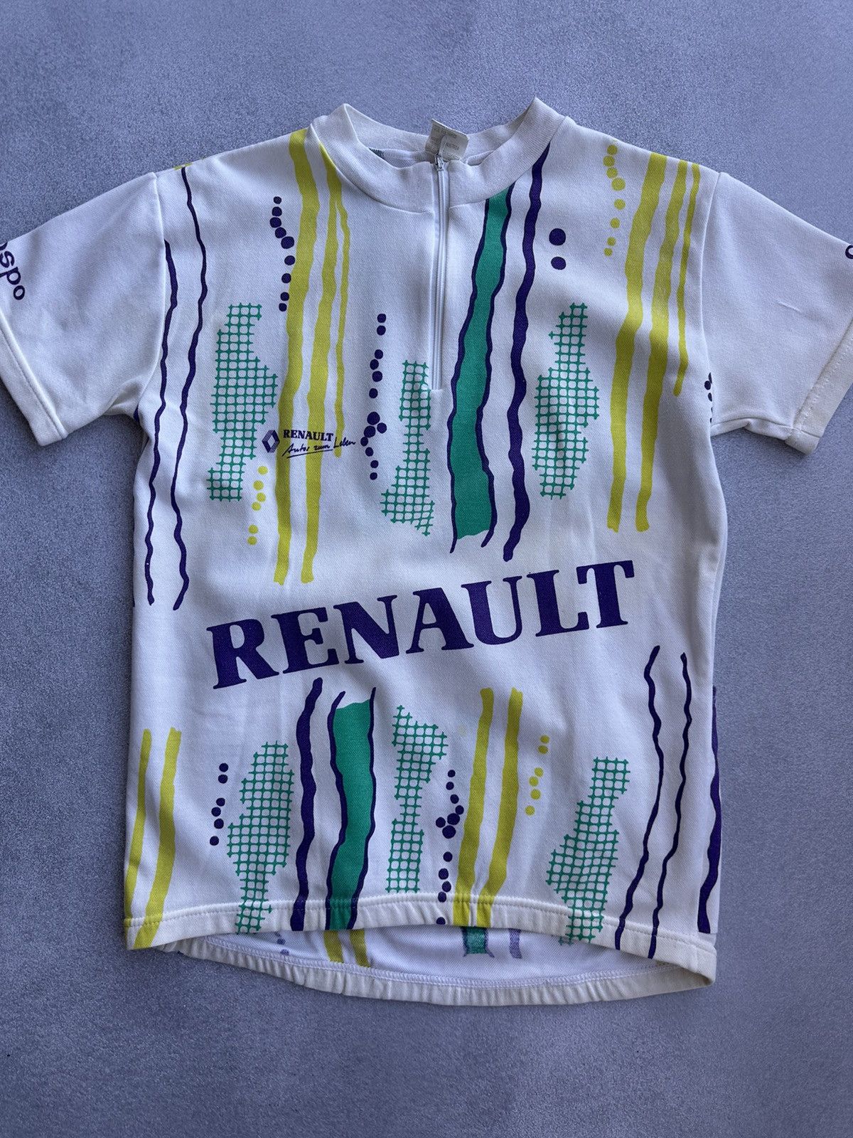 Vintage Vintage RENAULT Cospo 1980s Rare Cycling Jersey Size US M / EU 48-50 / 2 - 4 Thumbnail
