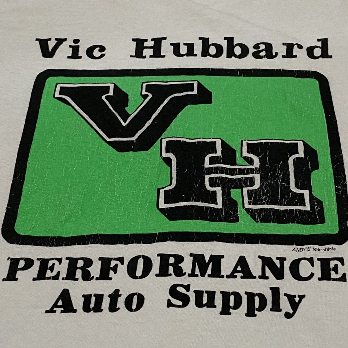 Vintage Vic Hubbard Performance Auto Supply Tshirt size XLarge logo Size US XL / EU 56 / 4 - 3 Thumbnail