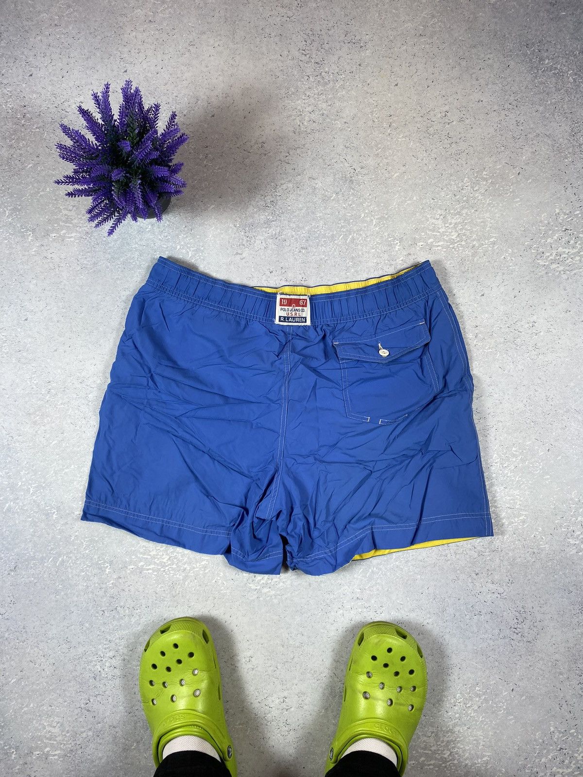 Lauren Ralph Lauren × Polo Ralph Lauren × Vintage Vintage Polo Jeans Company Men’s Swimming Shorts Size XL Size US 36 / EU 52 - 5 Thumbnail