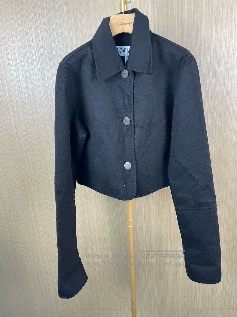 Loewe Black wool coat