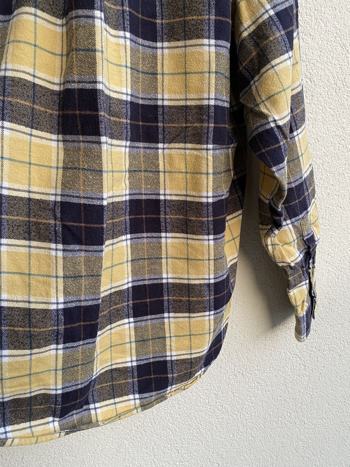 Yves Saint Laurent Flannel YSL Shirt Cotton Soft Size US L / EU 52-54 / 3 - 11 Thumbnail