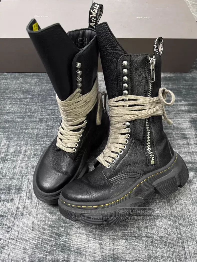 Rick Owens Rick Owens Martin High-Top Boots Size US 7.5 / IT 37.5 - 1 Thumbnail