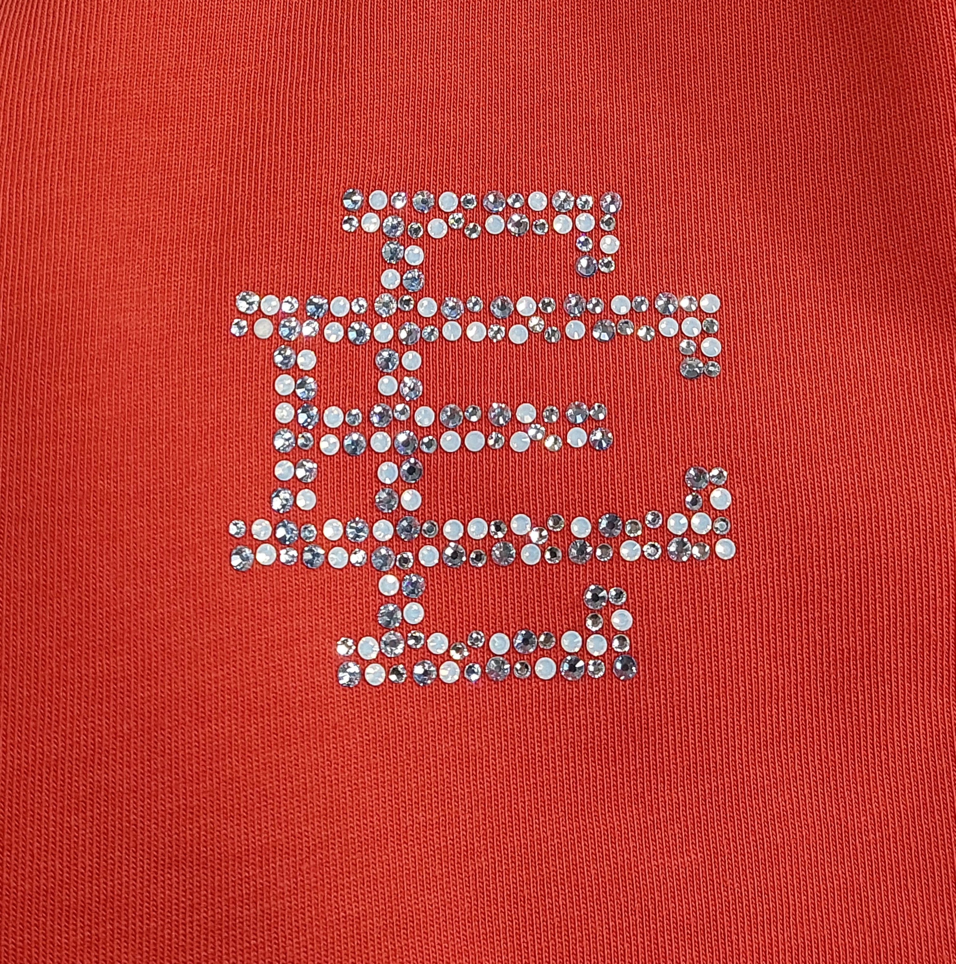 Eric Emanuel swarovski EE tshirt - red XL Size US XL / EU 56 / 4 - 6 Thumbnail