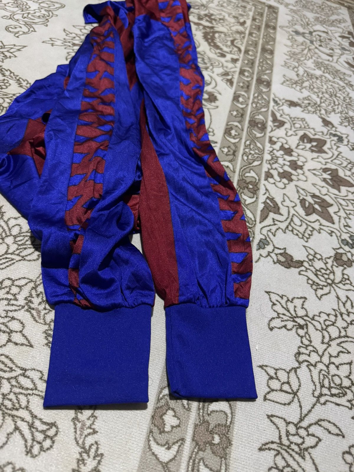 Vintage Vtg 80’s Maradonna Era Home Barcelona L/S Stripe Jersey Size US M / EU 48-50 / 2 - 7 Thumbnail