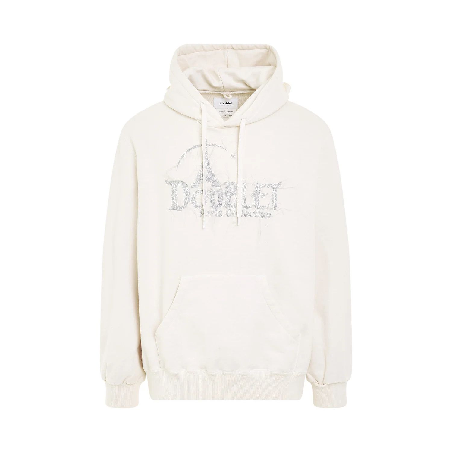 Doublet o1mris0824 Embroidery Hoodie in White Size US S / EU 44-46 / 1 - 1 Thumbnail