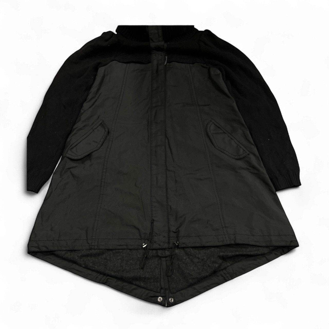 ATSURO TAYAMA Atsuro Tayama SAMPLE Funnel Neck Rare Coat Size S / US 4 / IT 40 - 6 Thumbnail